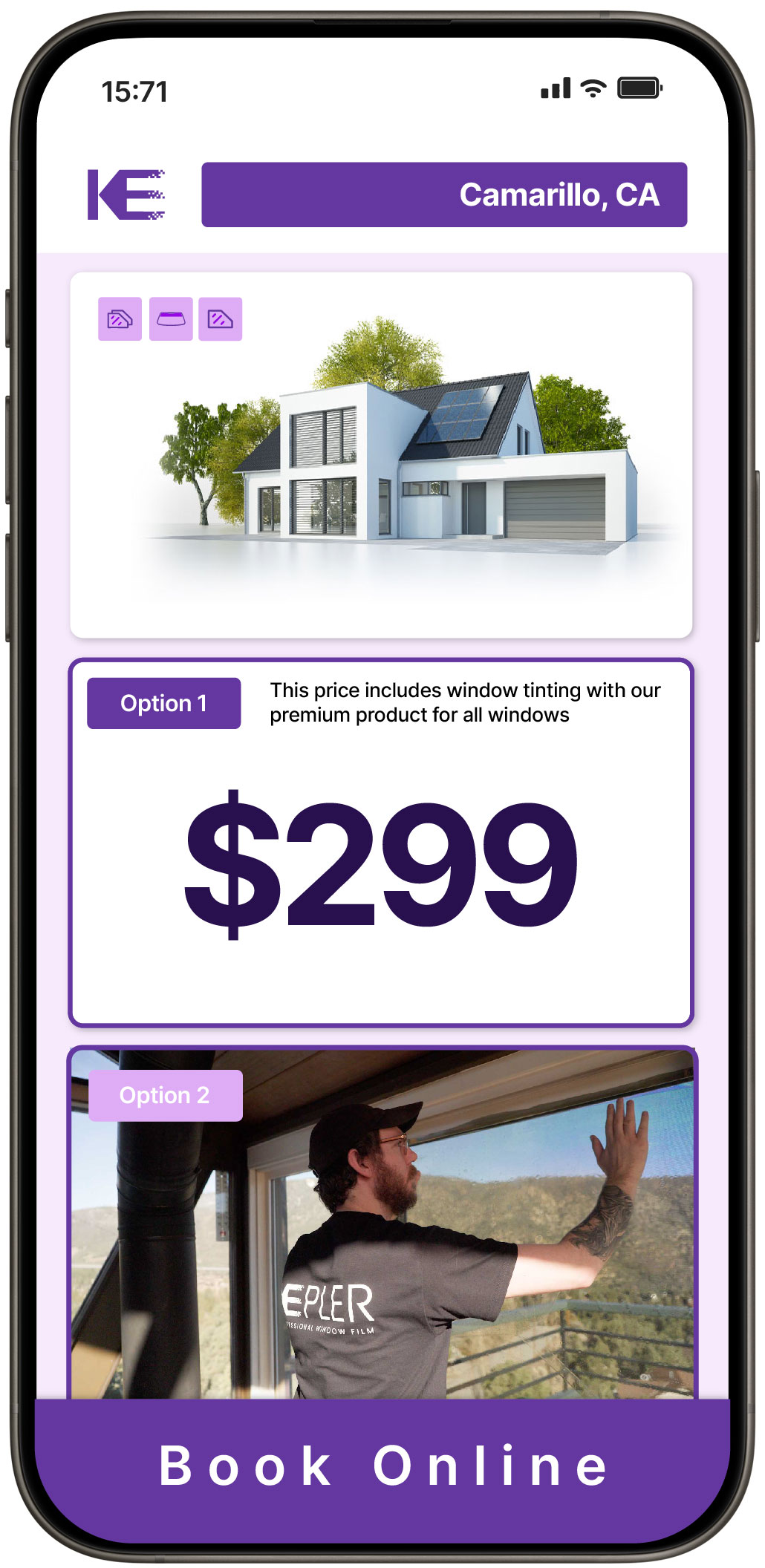 View Affordable Home Window Tinting Rates in Camarillo, California
