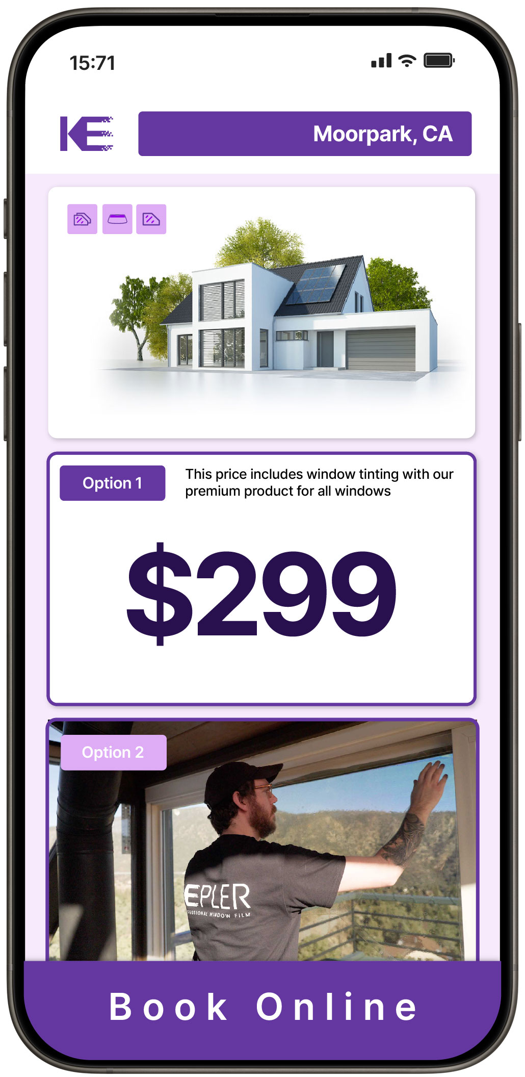 View Competitive Home Window Tinting Prices in Moorpark, California