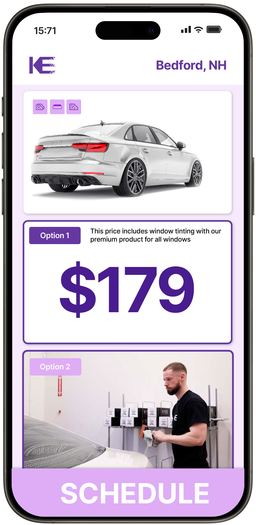 View Reasonable Car Window Tinting Rates in Bedford, New Hampshire