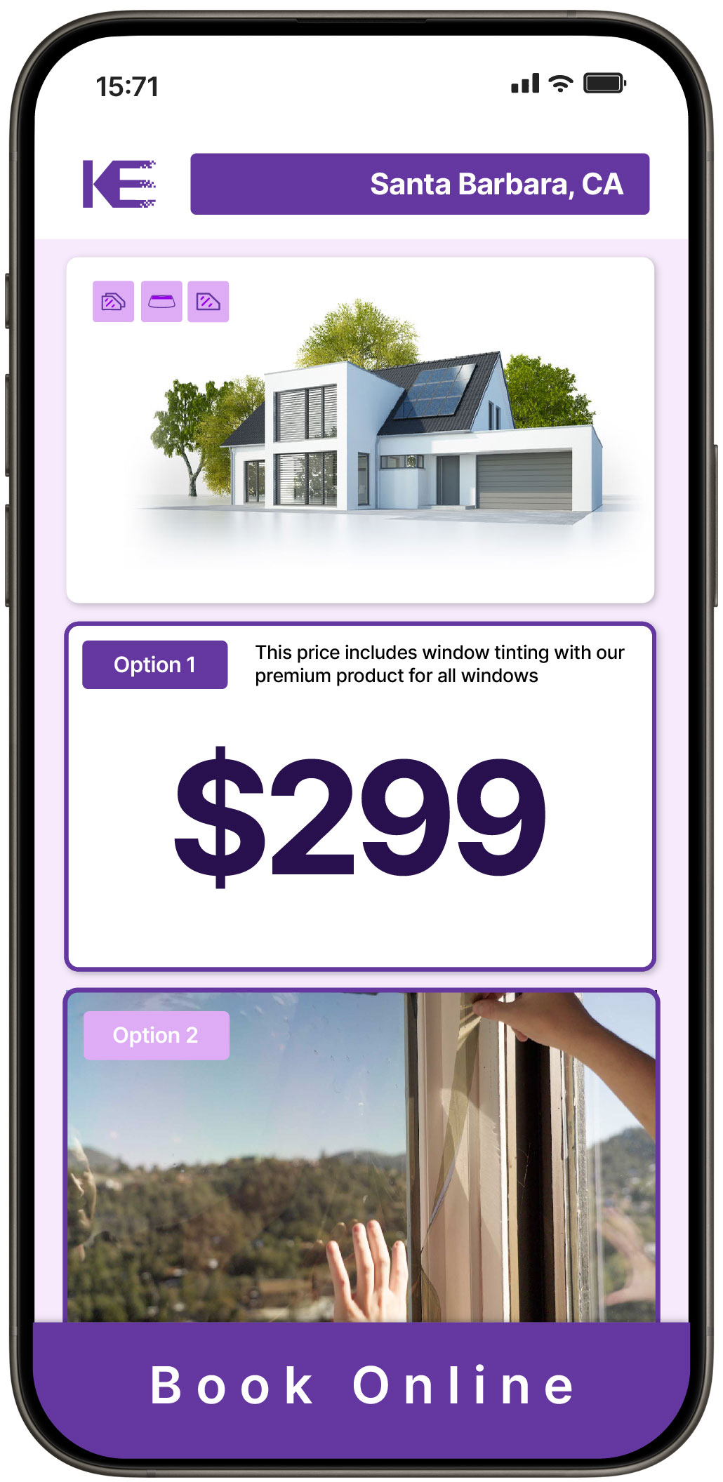 View Competitive Home Window Tinting Prices in Santa Barbara, California