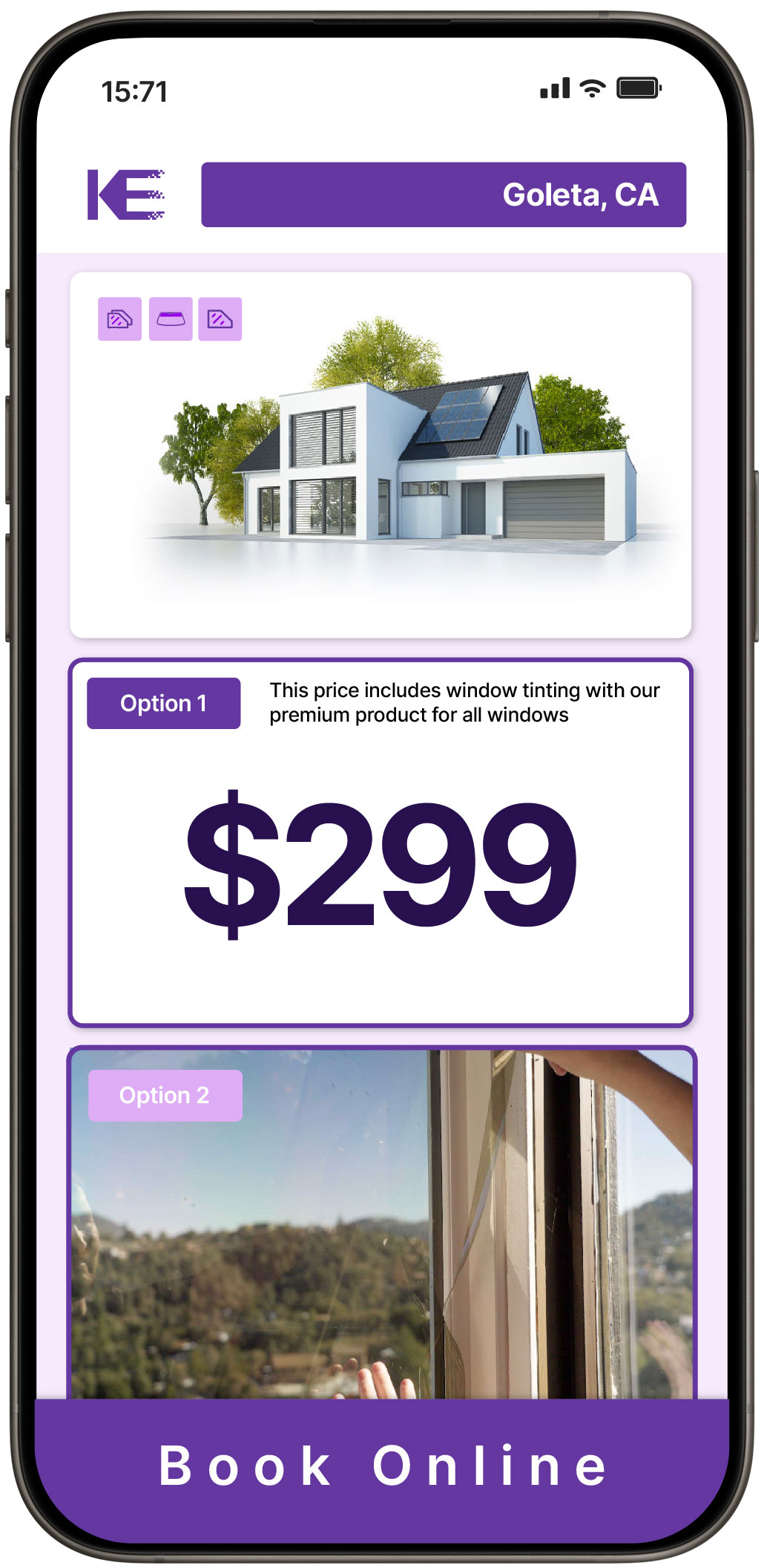 View Competitive Home Window Tinting Prices in Goleta, California