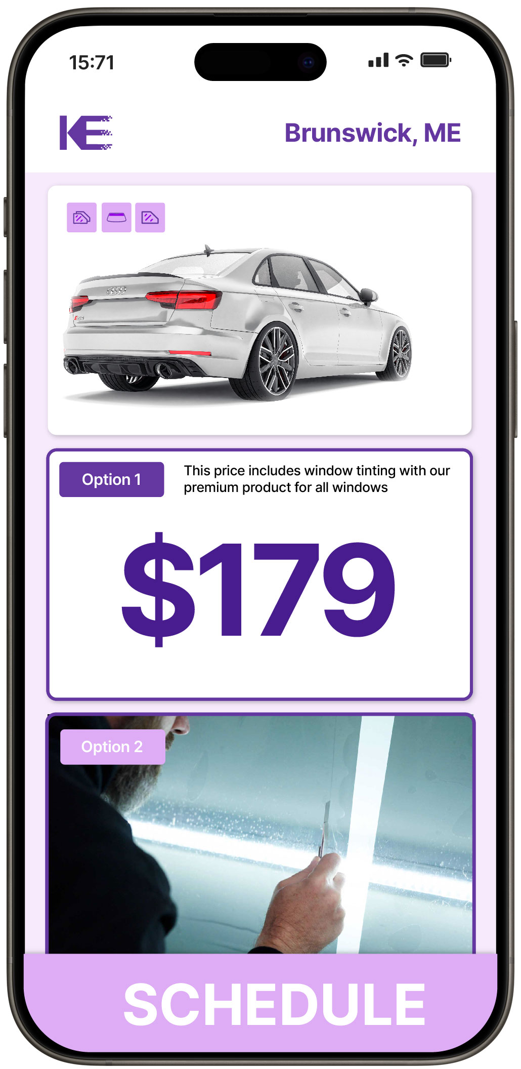 View Affordable Car Window Tinting Costs in Brunswick, Maine