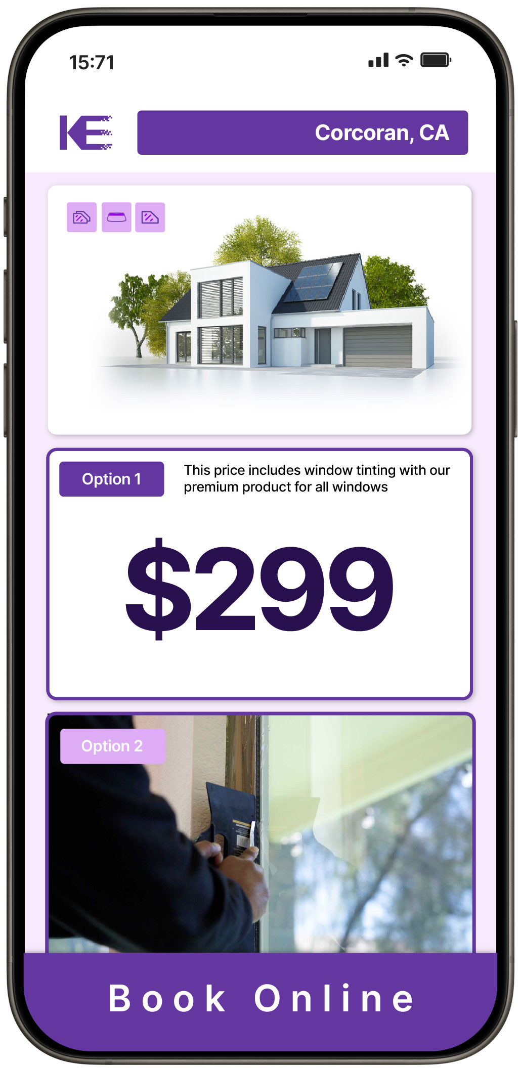View Competitive Home Window Tinting Prices in Corcoran, California