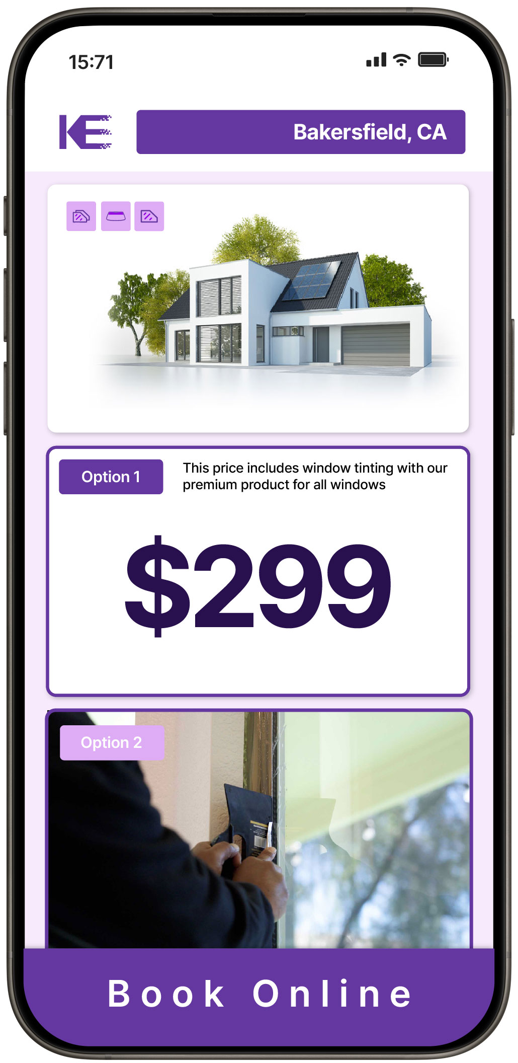 View Competitive Home Window Tinting Costs in Bakersfield, California