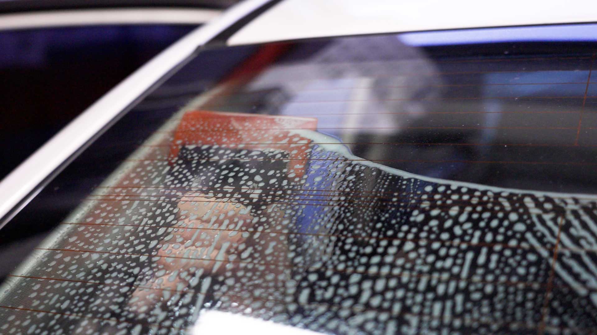 Professional Automotive Window Tinting preparation in Ellington