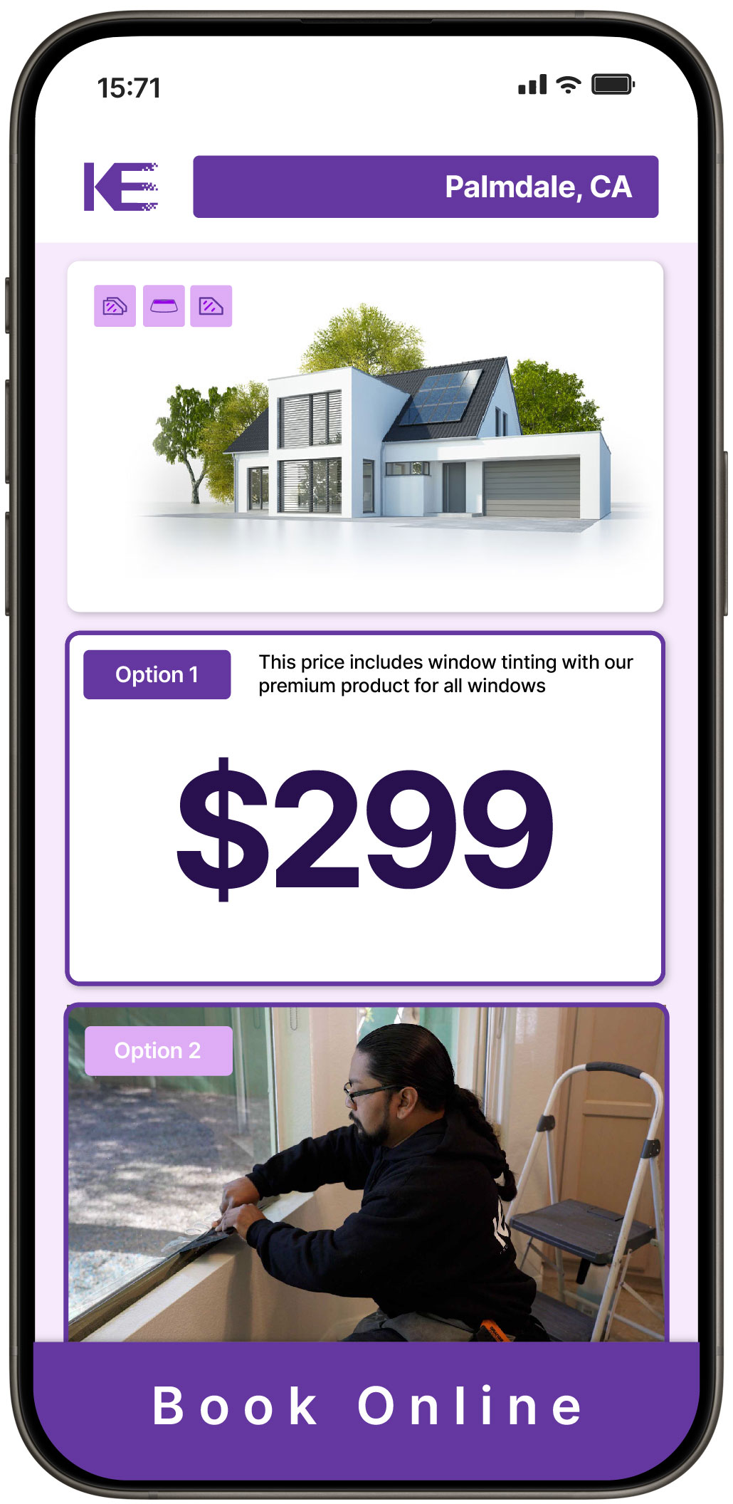 View Competitive Home Window Tinting Costs in Palmdale, California