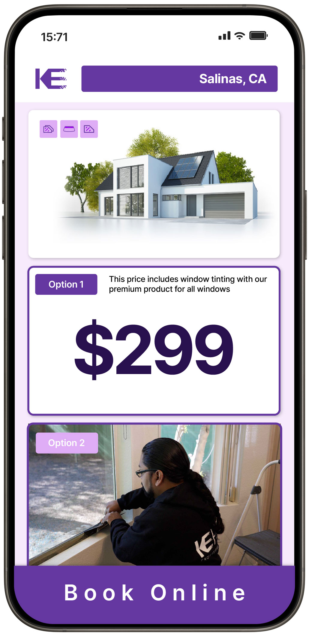 View Affordable Home Window Tinting Prices in Salinas, California