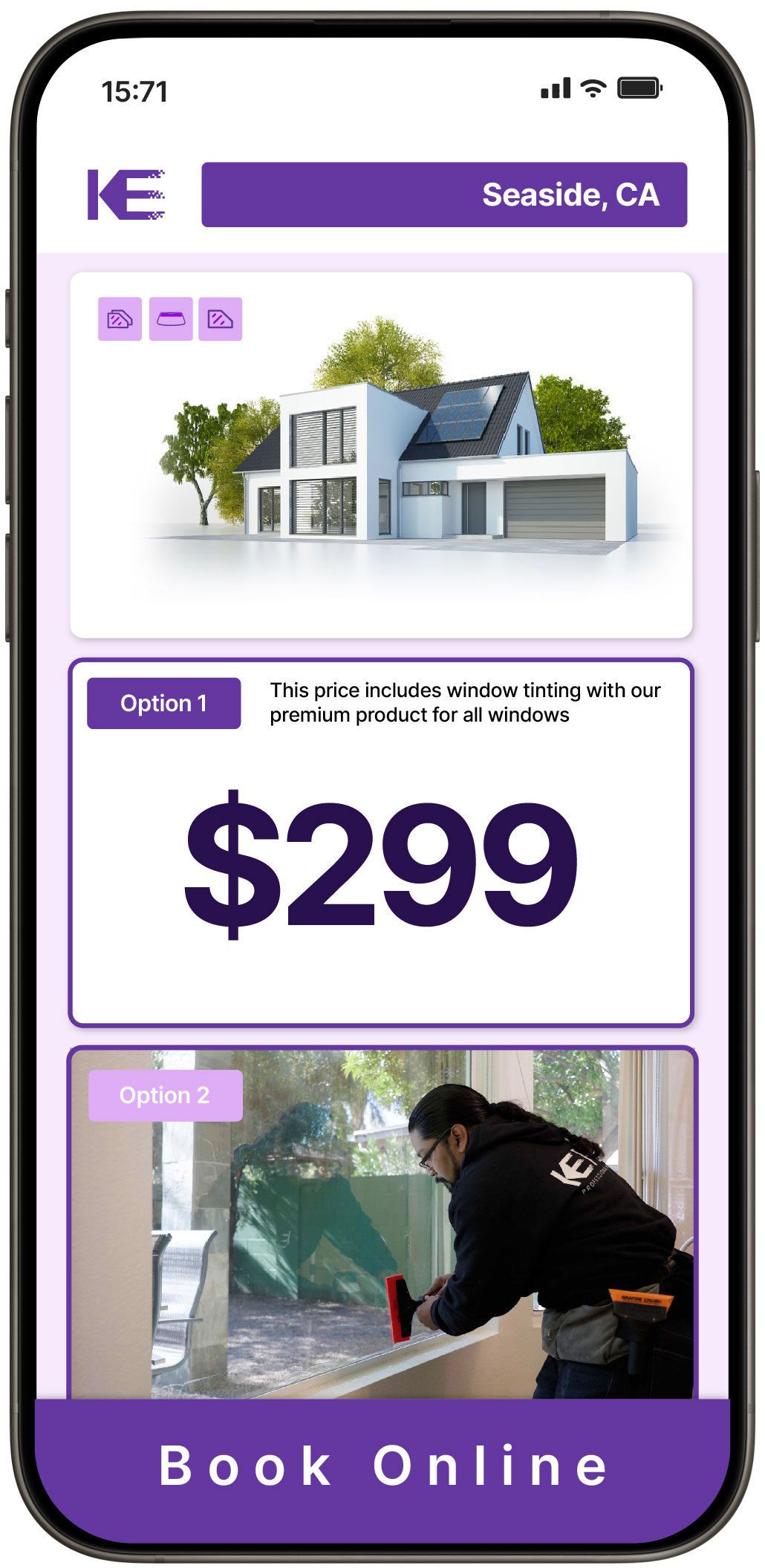 View Affordable Home Window Tinting Prices in Seaside, California
