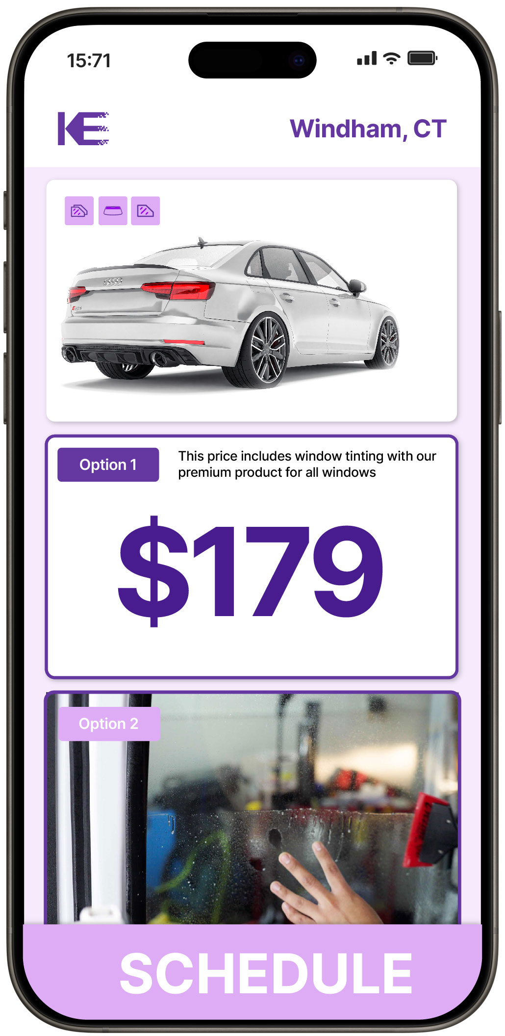 View Reasonable Car Window Tinting Costs in Windham, Connecticut