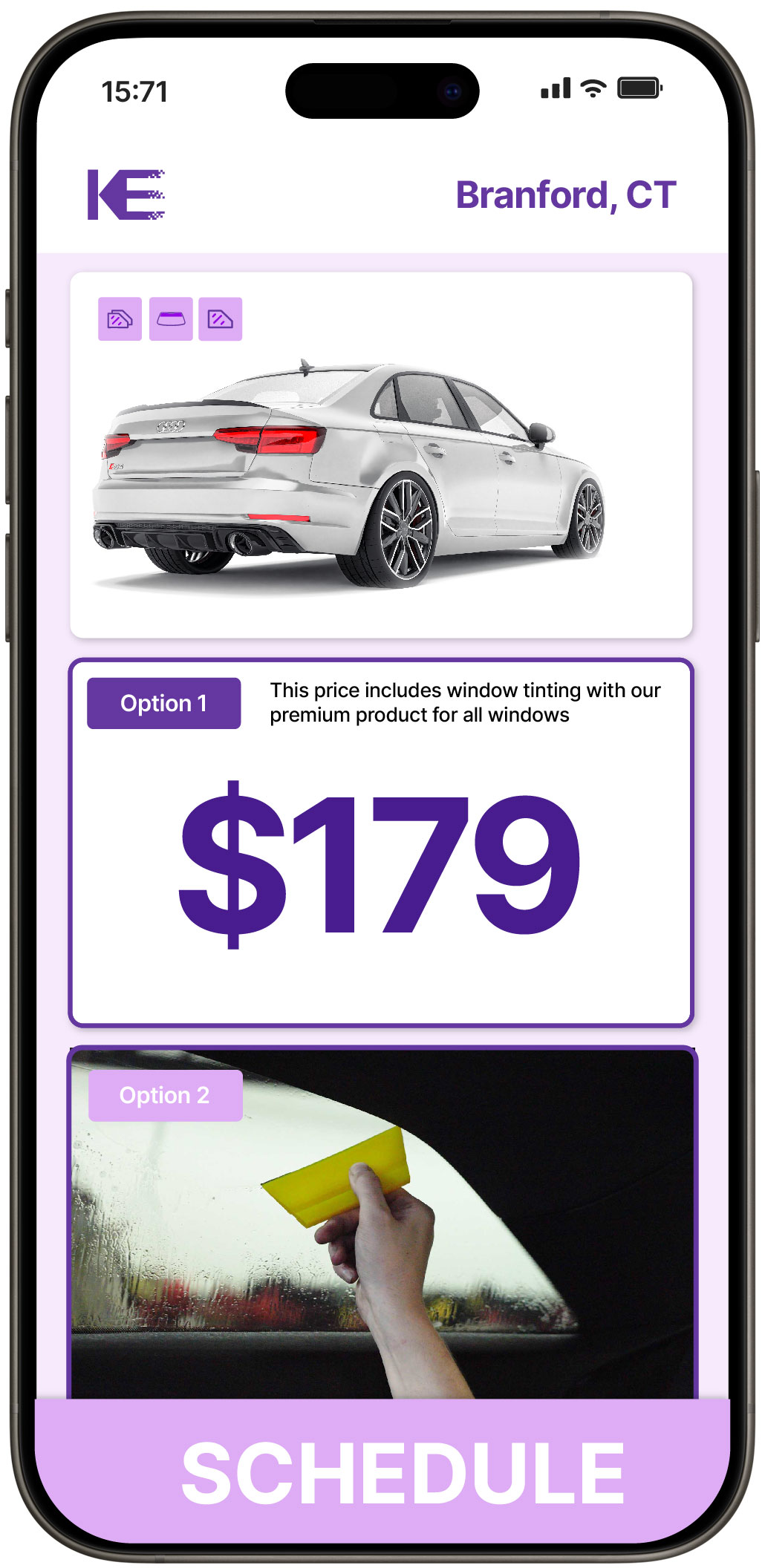 View Reasonable Car Window Tinting Rates in Branford, Connecticut