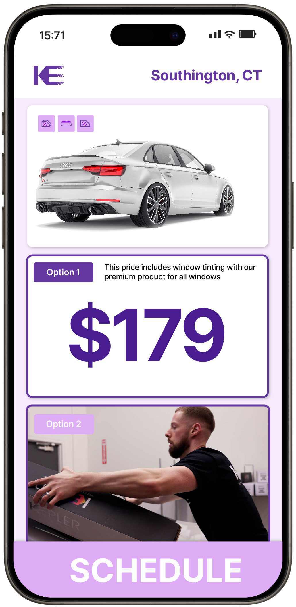 View Competitive Car Window Tinting Costs in Southington, Connecticut
