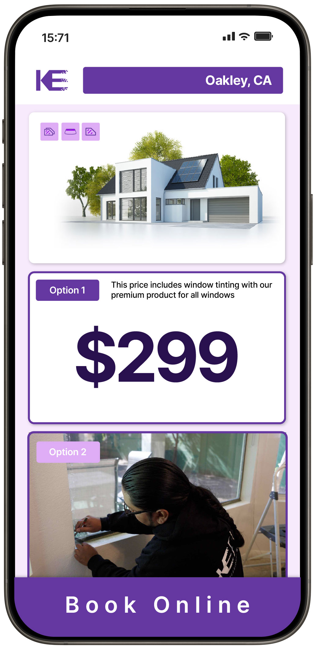 View Competitive Home Window Tinting Costs in Oakley, California