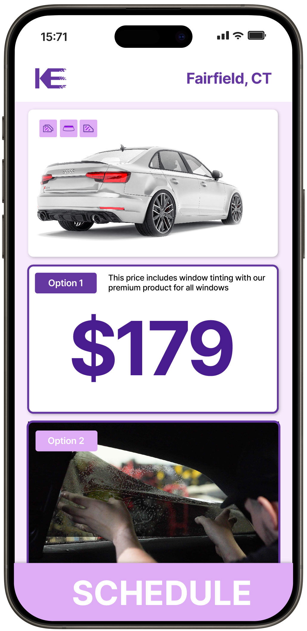 View Reasonable Car Window Tinting Prices in Fairfield, Connecticut