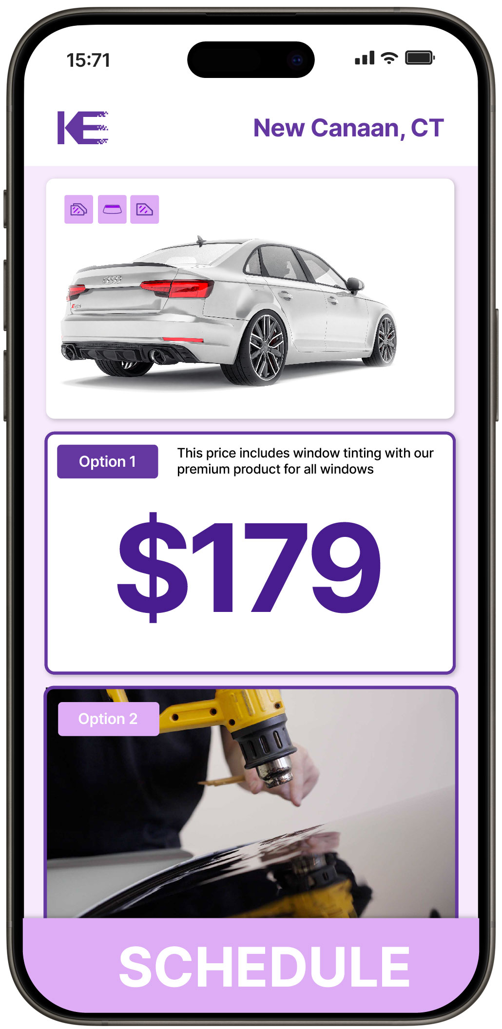 View Affordable Car Window Tinting Prices in New Canaan, Connecticut