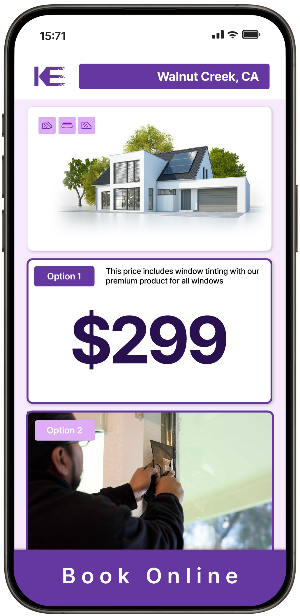 View Affordable Home Window Tinting Prices in Walnut Creek, California