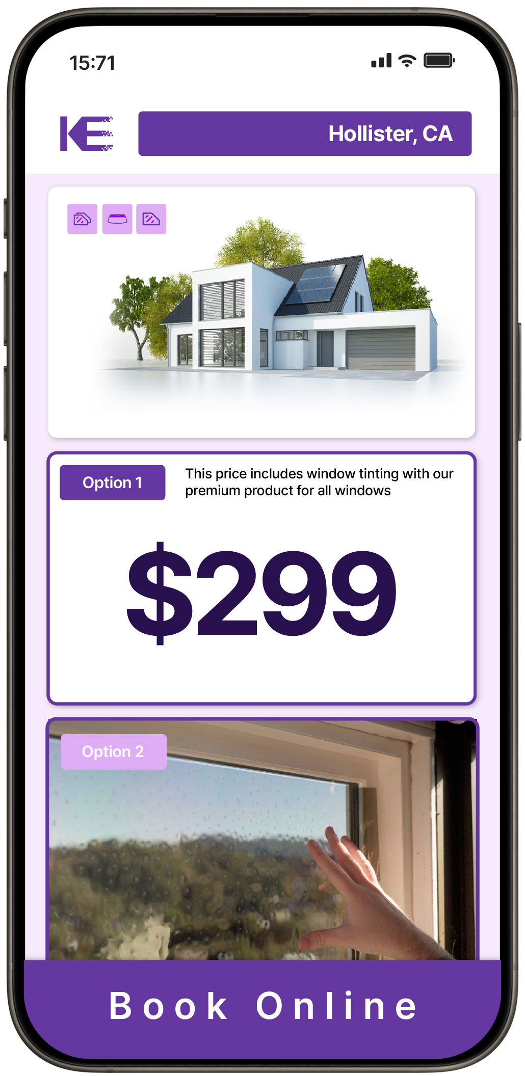 View Affordable Home Window Tinting Rates in Hollister, California