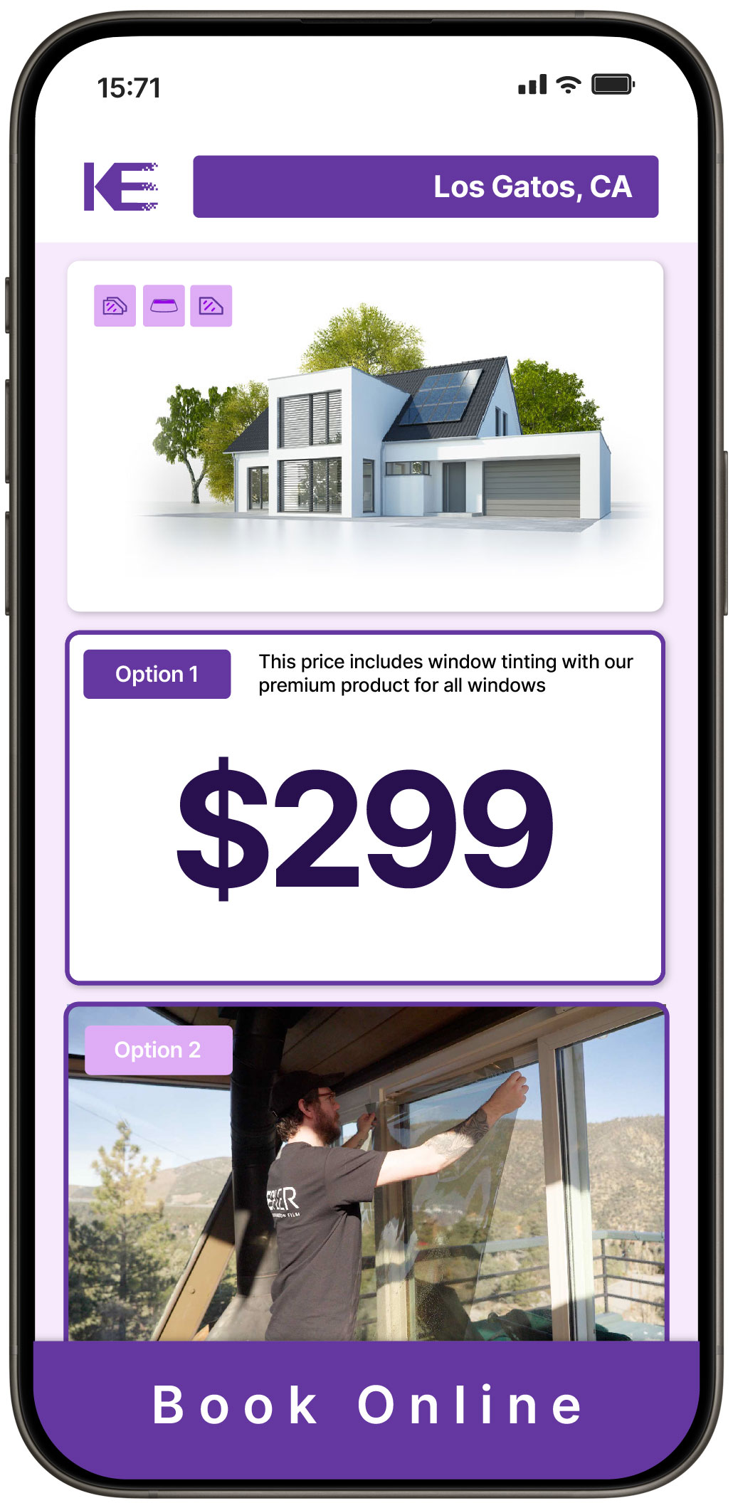 View Competitive Home Window Tinting Rates in Los Gatos, California