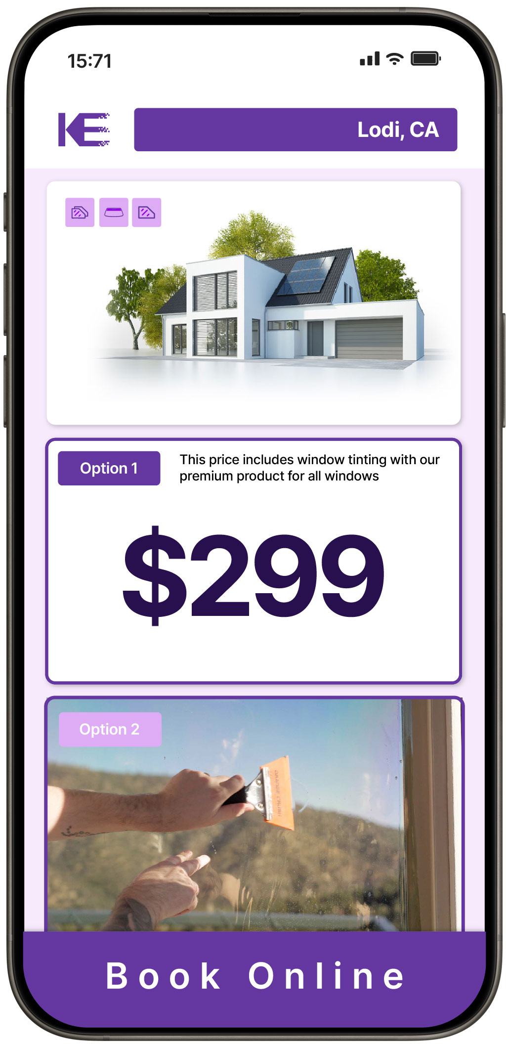 View Competitive Home Window Tinting Rates in Lodi, California