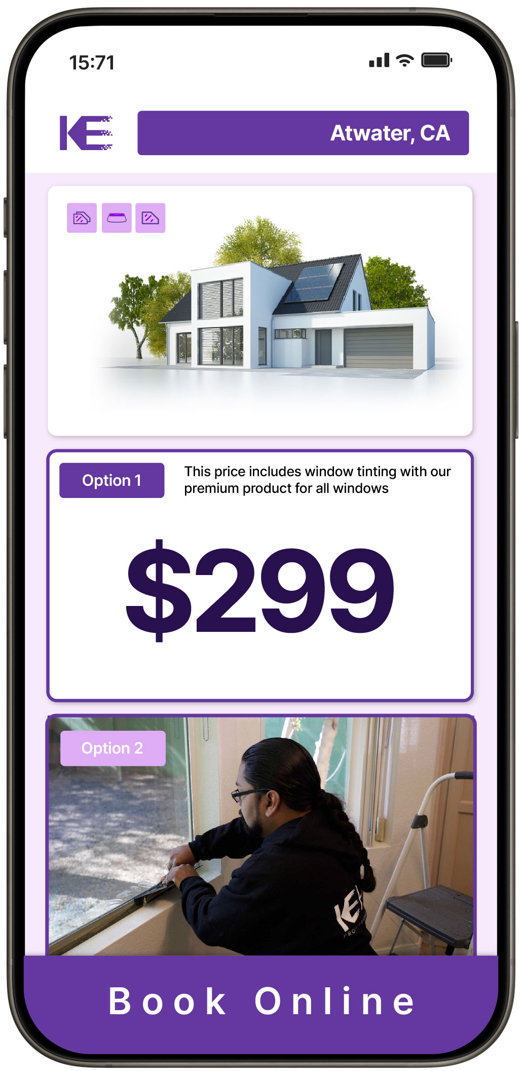 View Affordable Home Window Tinting Prices in Atwater, California