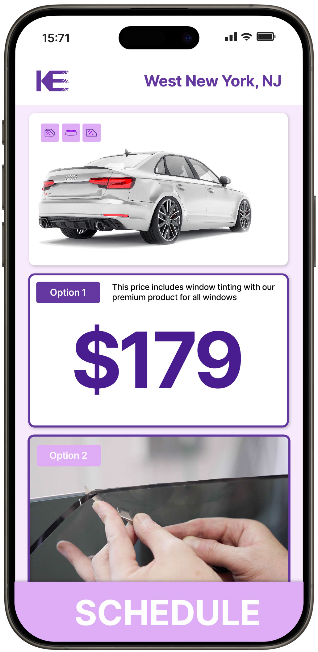 View Competitive Car Window Tinting Costs in West New York, New Jersey