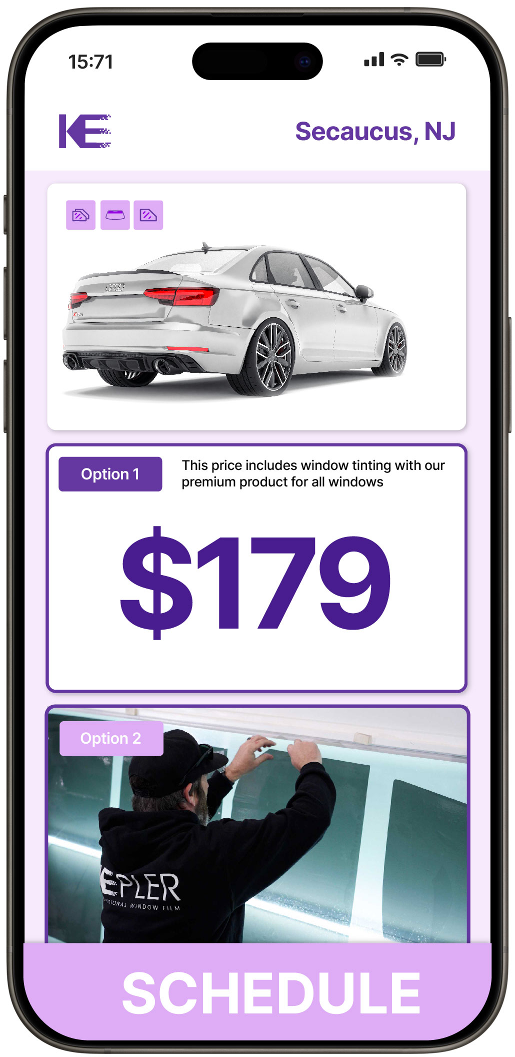 View Reasonable Car Window Tinting Rates in Secaucus, New Jersey