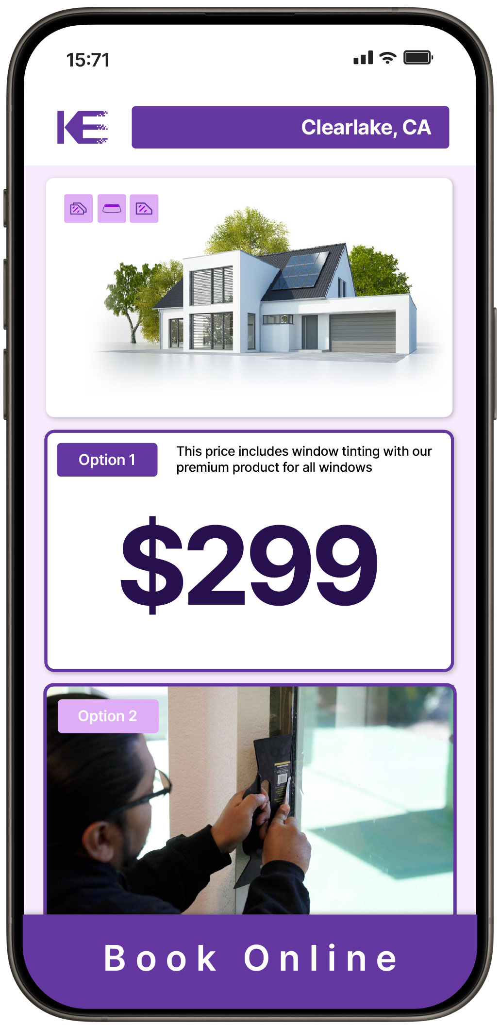 View Affordable Home Window Tinting Rates in Clearlake, California