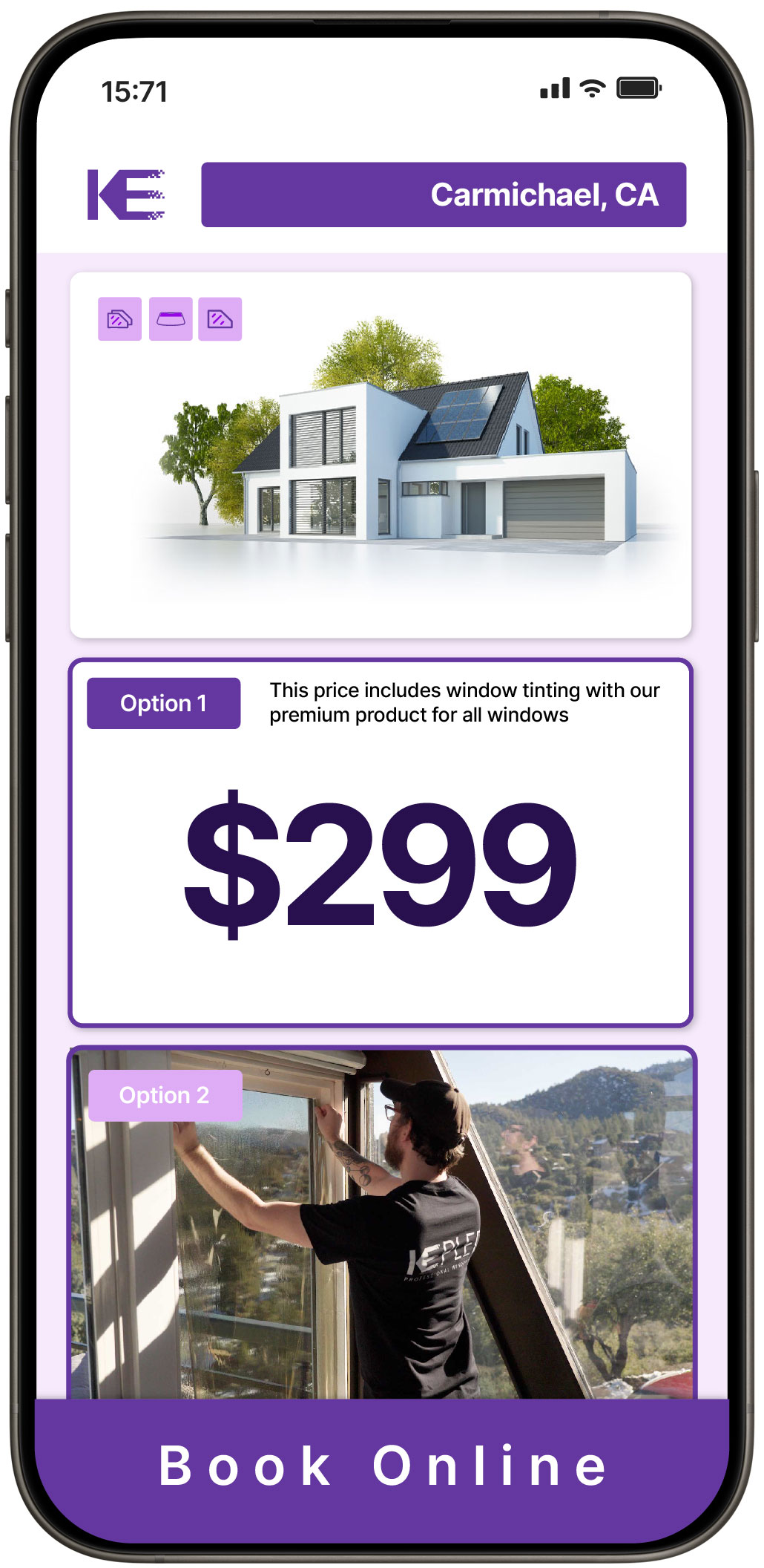 View Affordable Home Window Tinting Prices in Carmichael, California