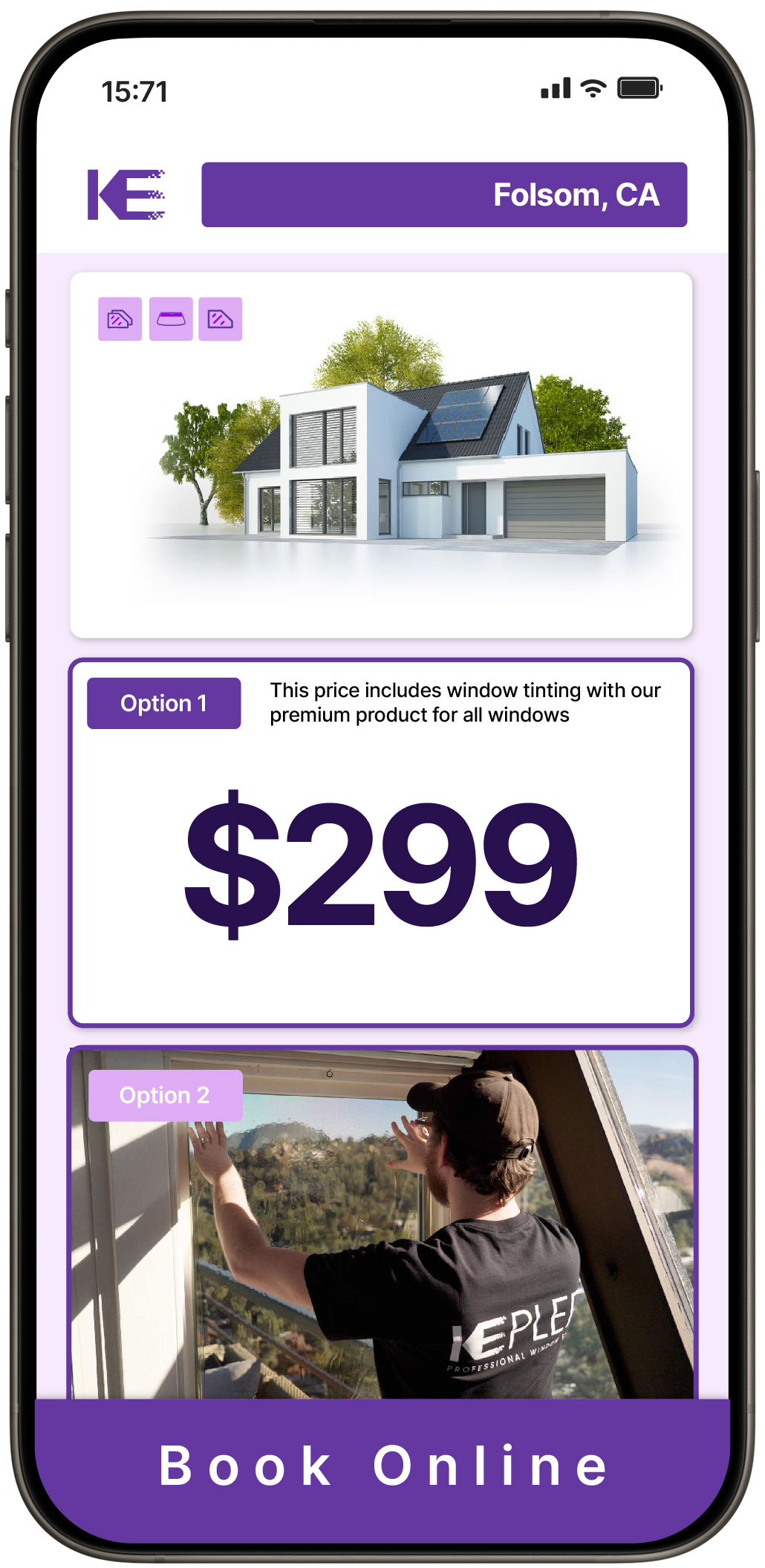 View Competitive Home Window Tinting Prices in Folsom, California