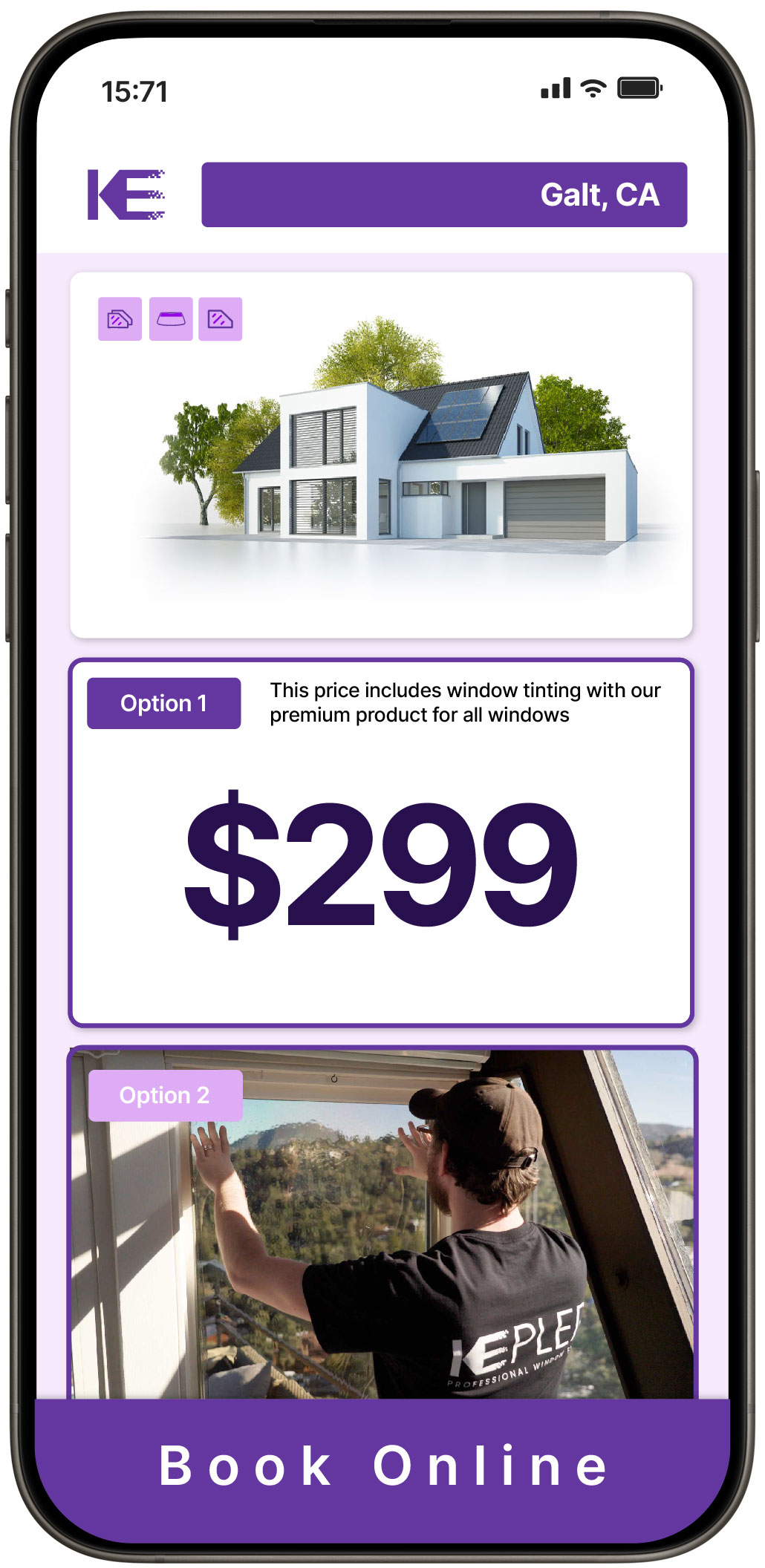 View Affordable Home Window Tinting Rates in Galt, California