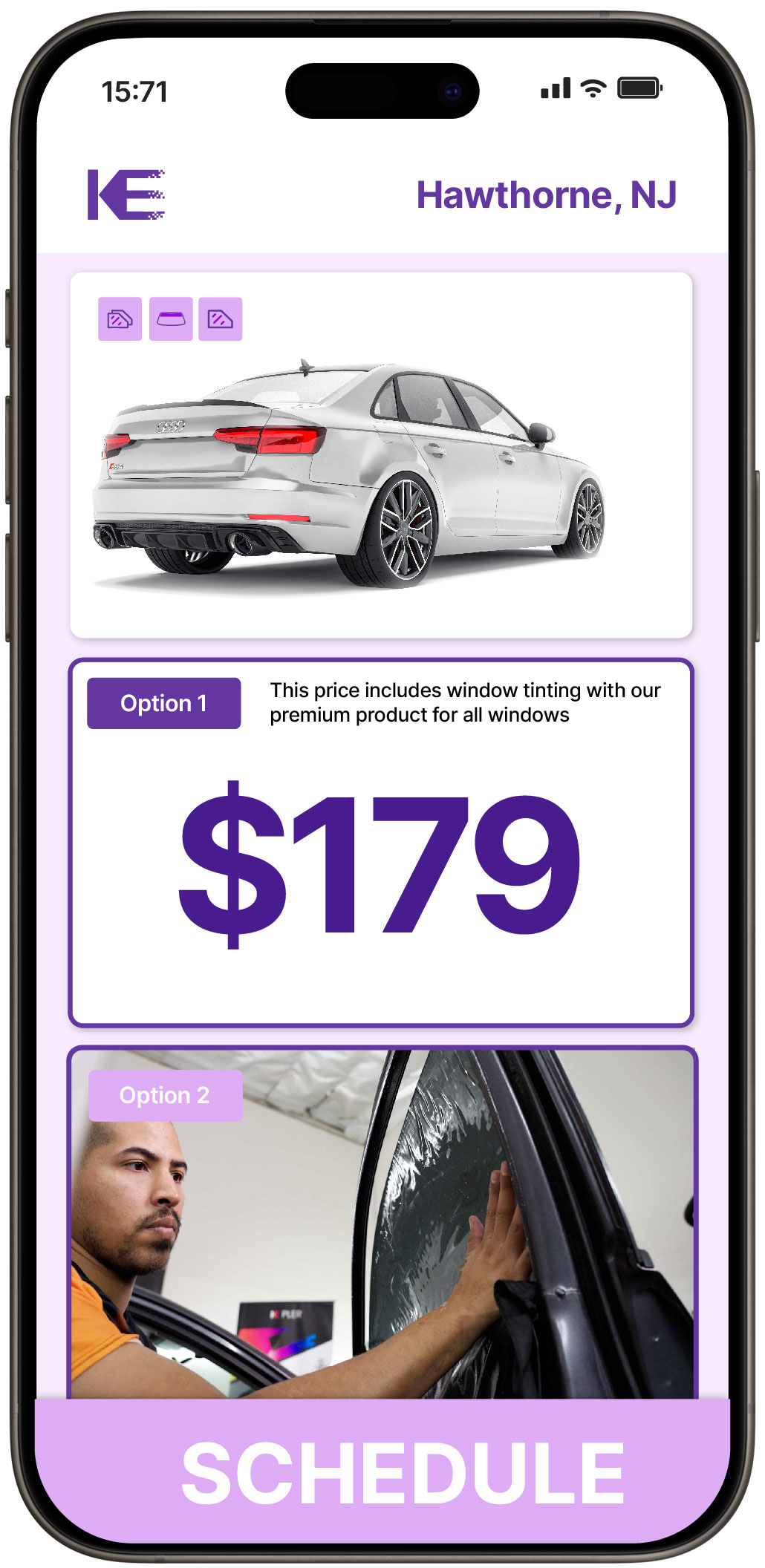 View Competitive Car Window Tinting Costs in Hawthorne, New Jersey