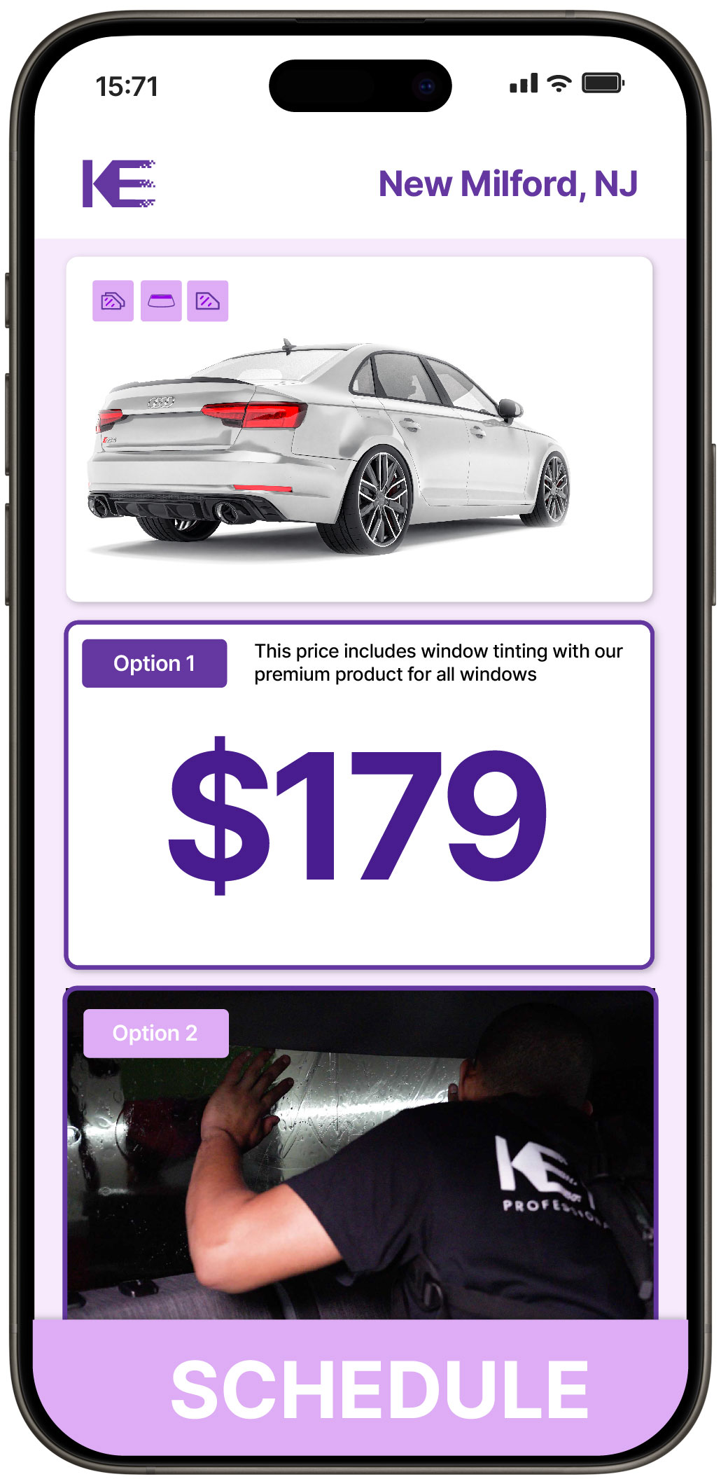 View Affordable Car Window Tinting Prices in New Milford, New Jersey