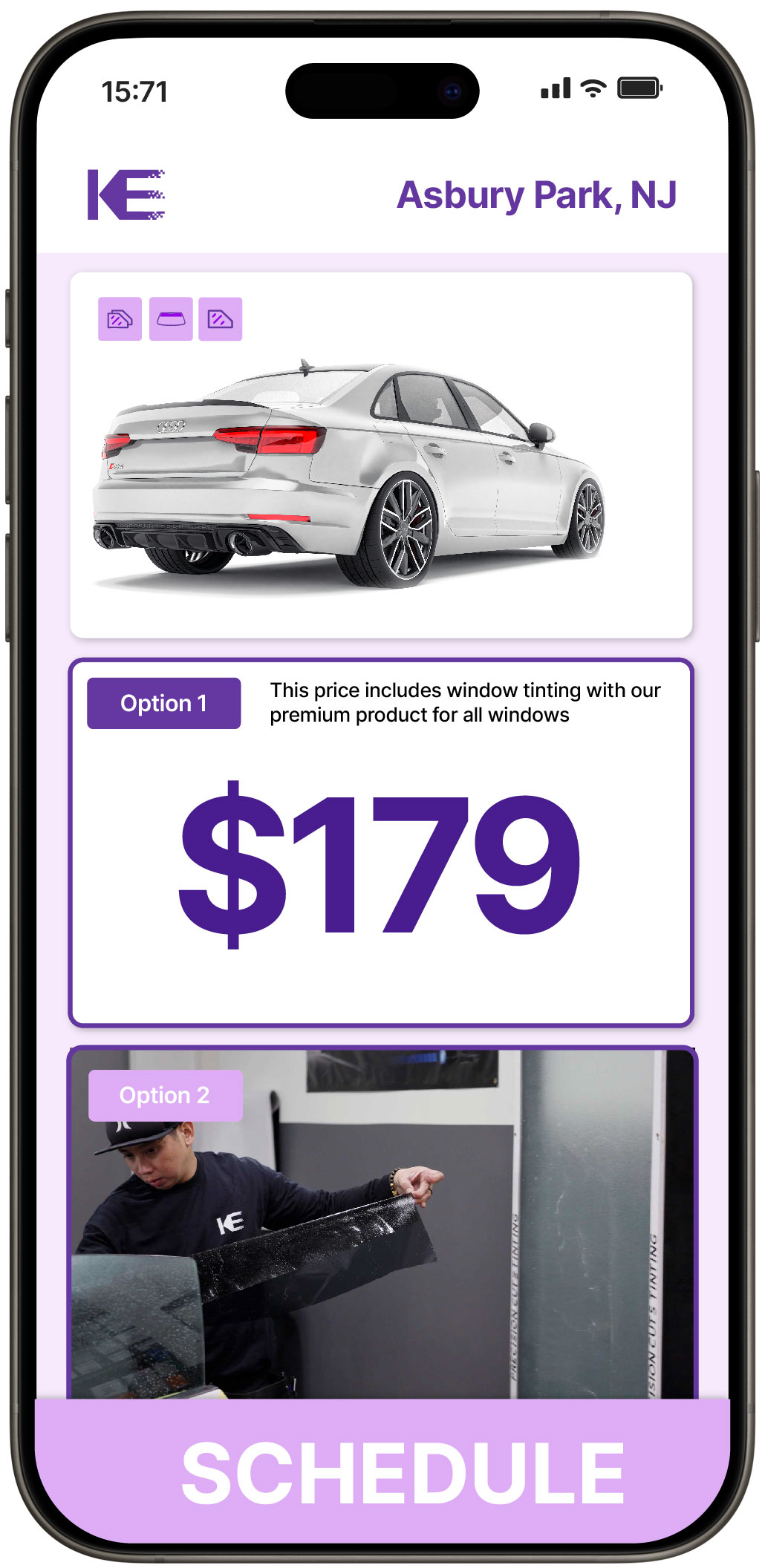 View Competitive Car Window Tinting Costs in Asbury Park, New Jersey