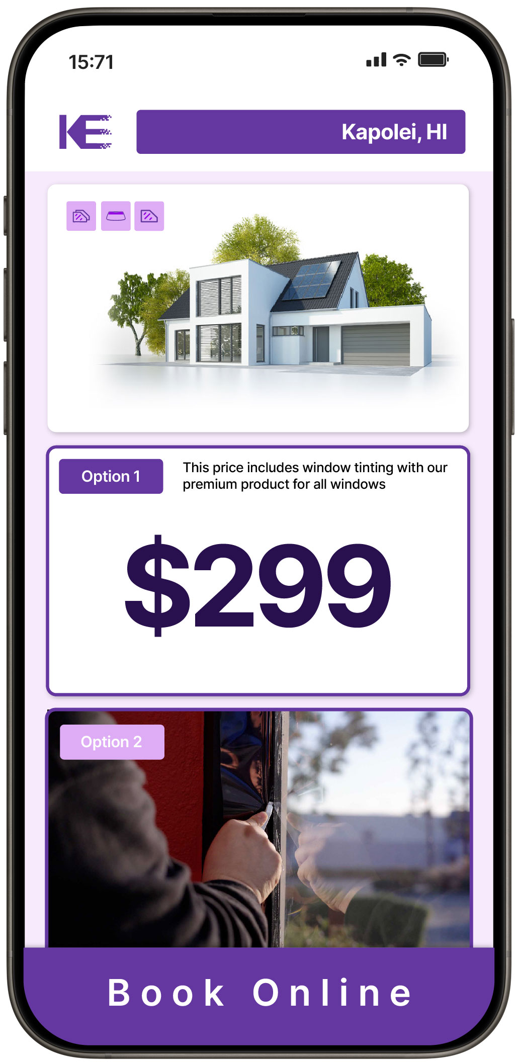 View Affordable Home Window Tinting Prices in Kapolei, Hawaii