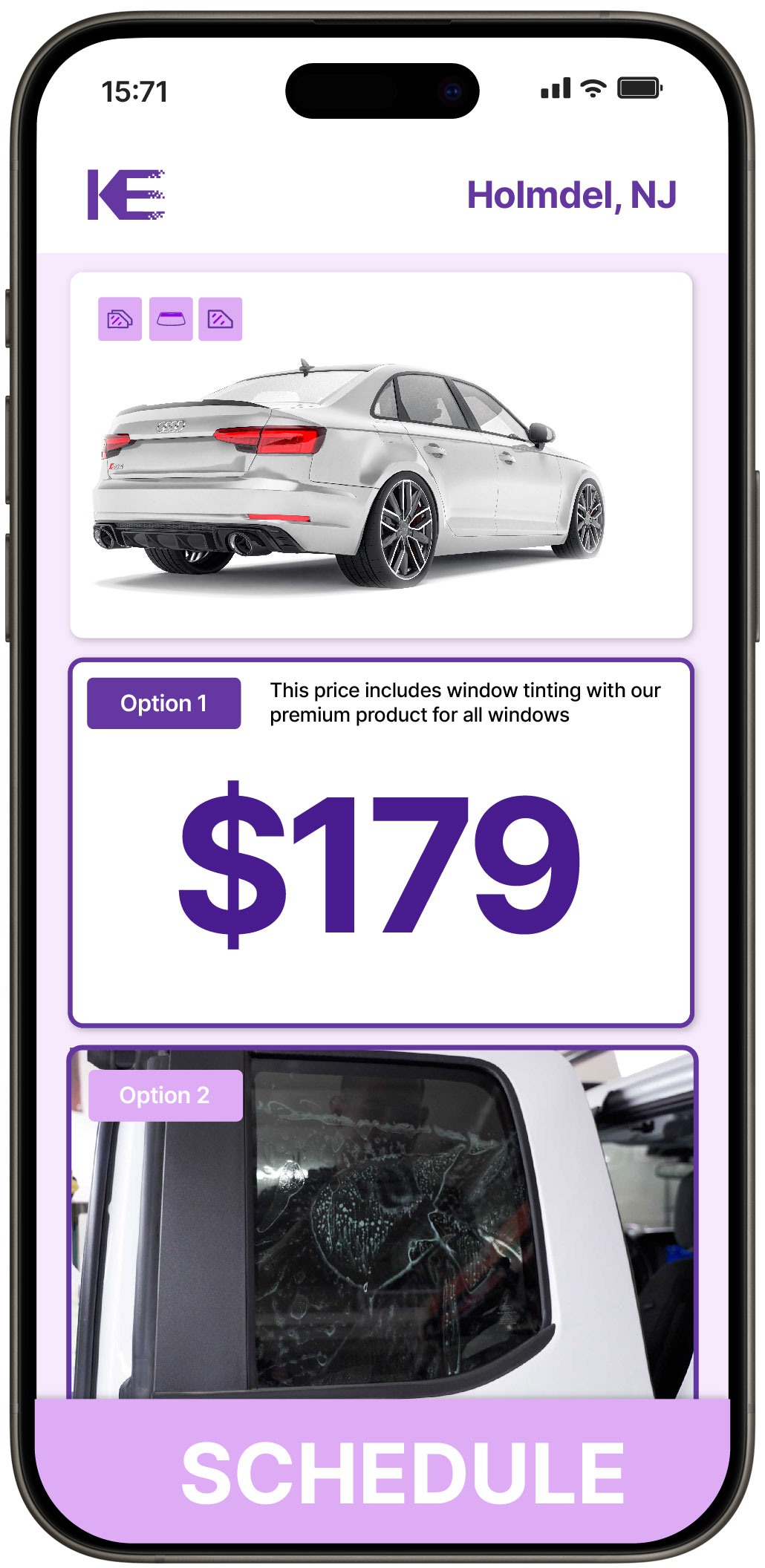 View Competitive Car Window Tinting Costs in Holmdel, New Jersey