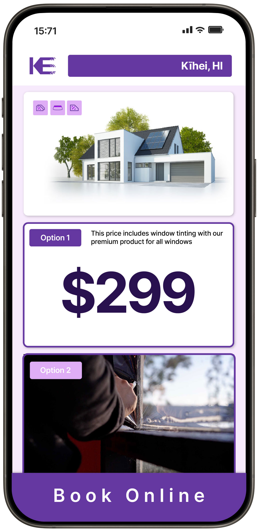 View Competitive Home Window Tinting Costs in Kīhei, Hawaii