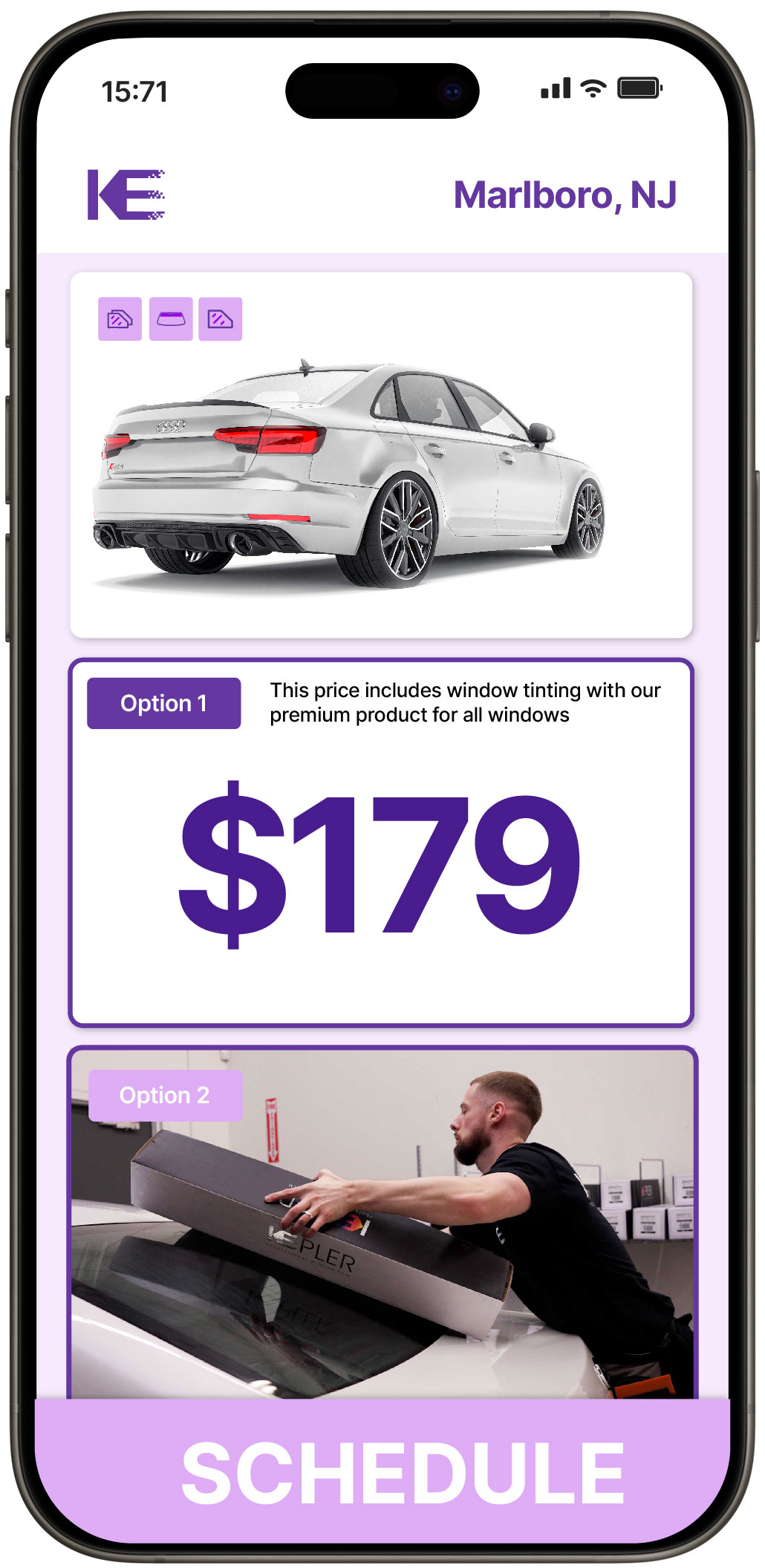 View Reasonable Car Window Tinting Prices in Marlboro, New Jersey