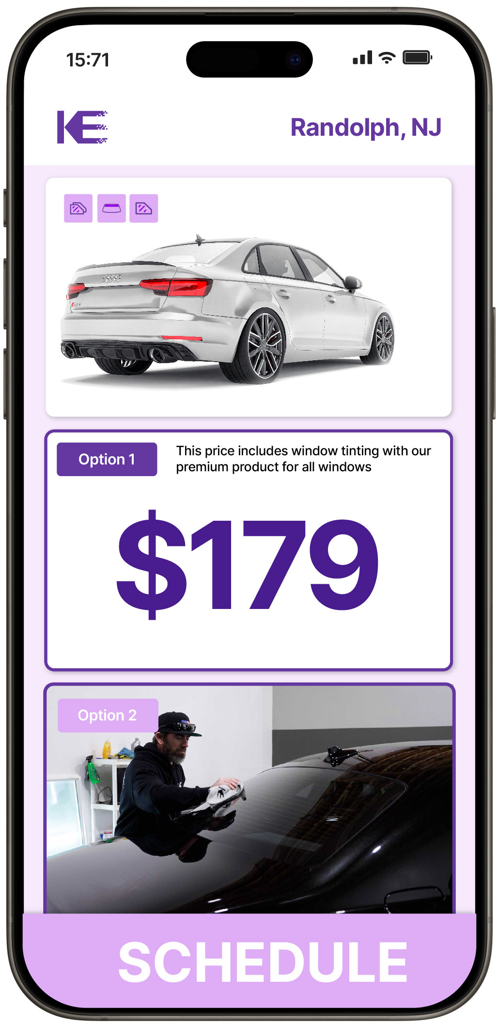 View Competitive Car Window Tinting Costs in Randolph, New Jersey