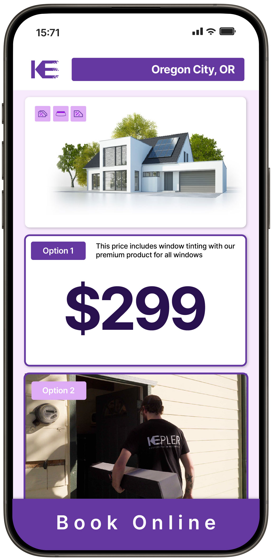 View Affordable Home Window Tinting Rates in Oregon City, Oregon