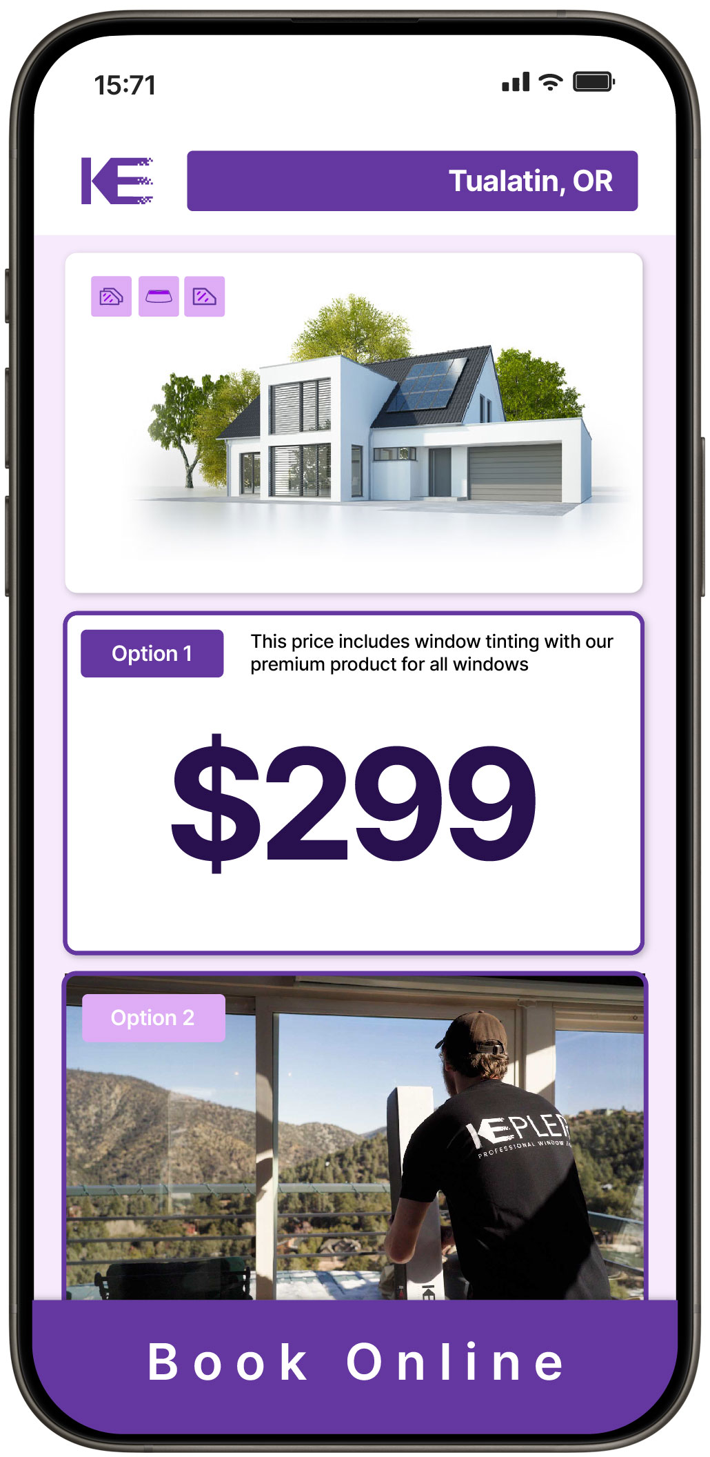 View Affordable Home Window Tinting Rates in Tualatin, Oregon