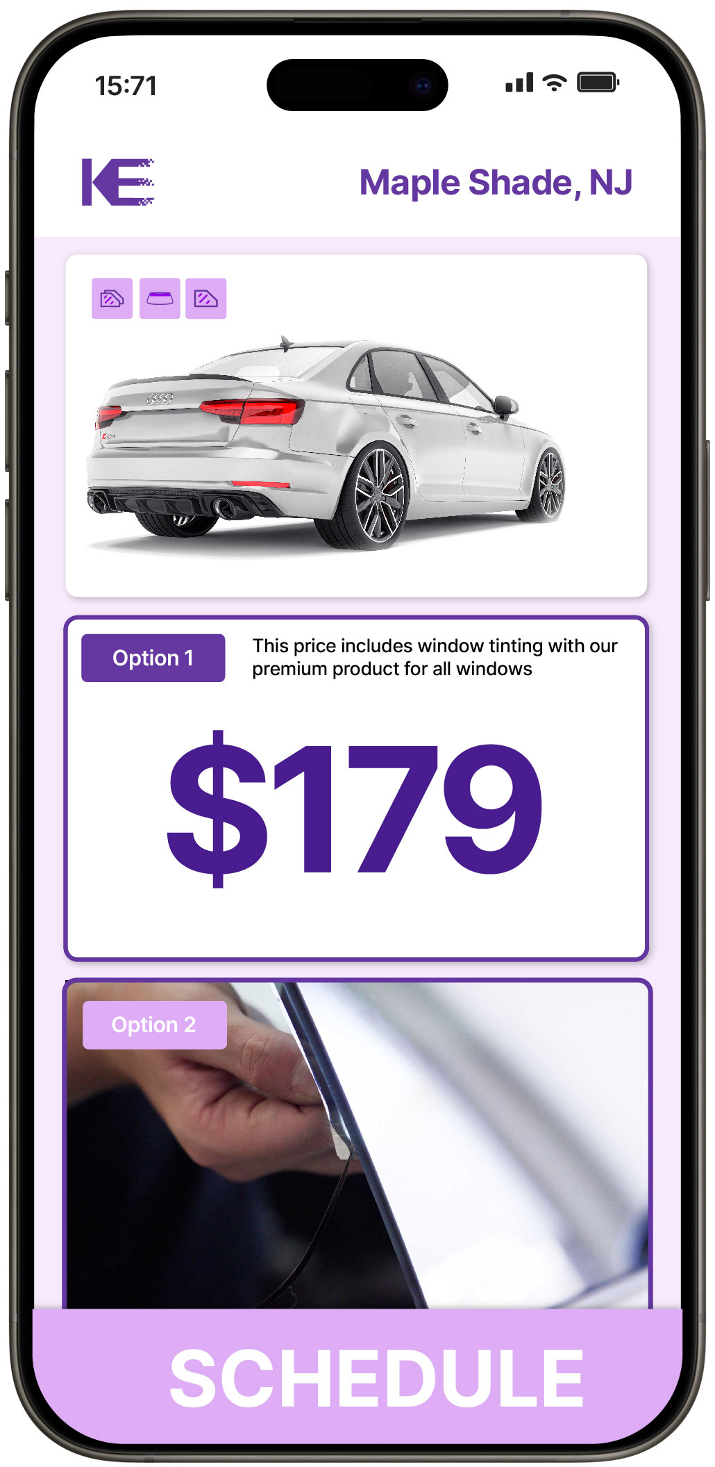 View Affordable Car Window Tinting Prices in Maple Shade, New Jersey