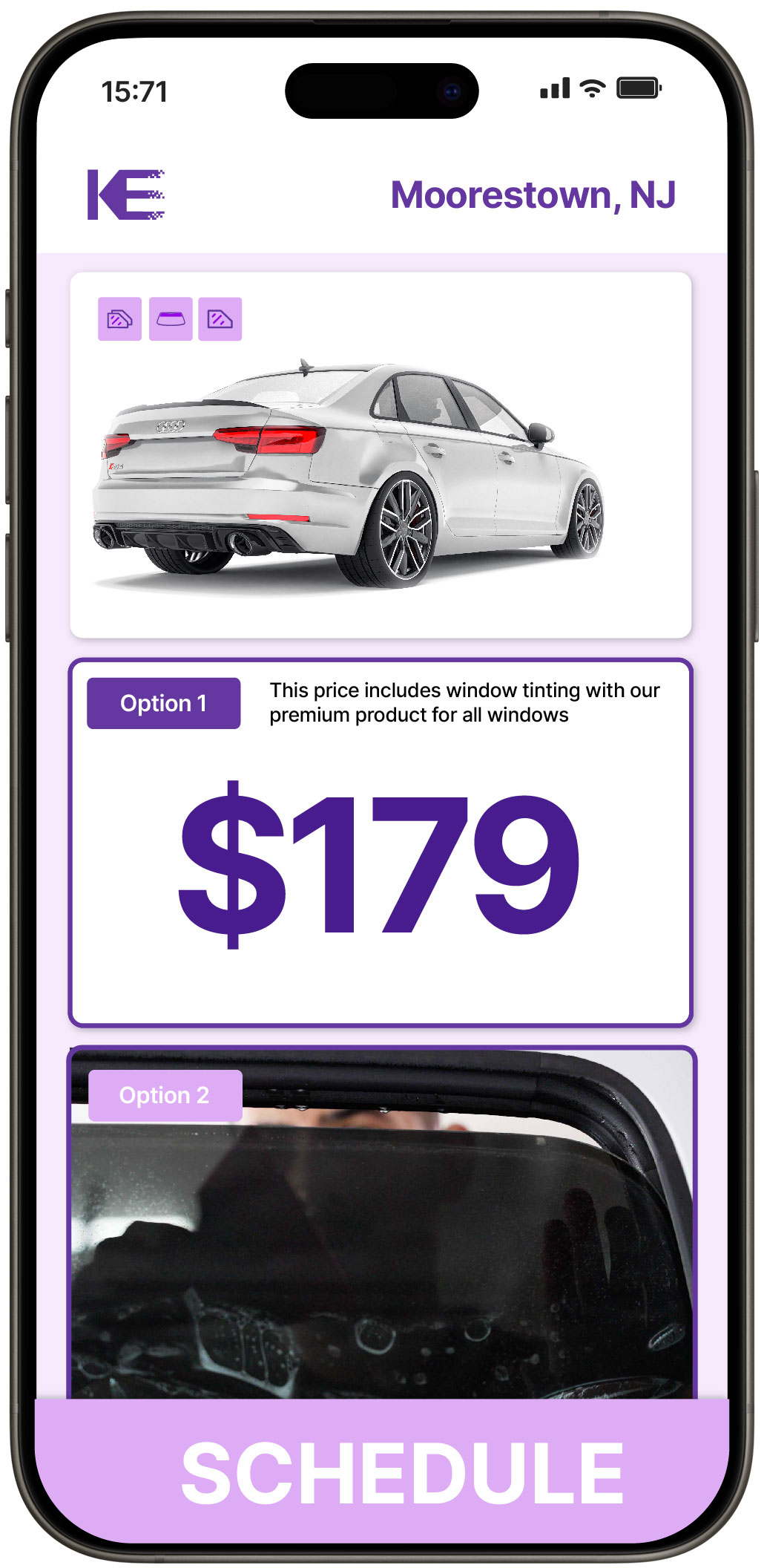 View Competitive Car Window Tinting Prices in Moorestown, New Jersey