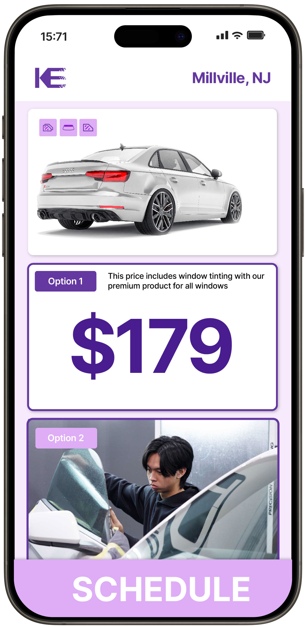 View Reasonable Car Window Tinting Costs in Millville, New Jersey