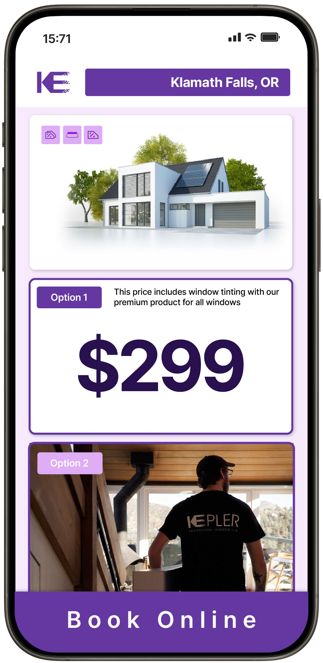 View Competitive Home Window Tinting Prices in Klamath Falls, Oregon