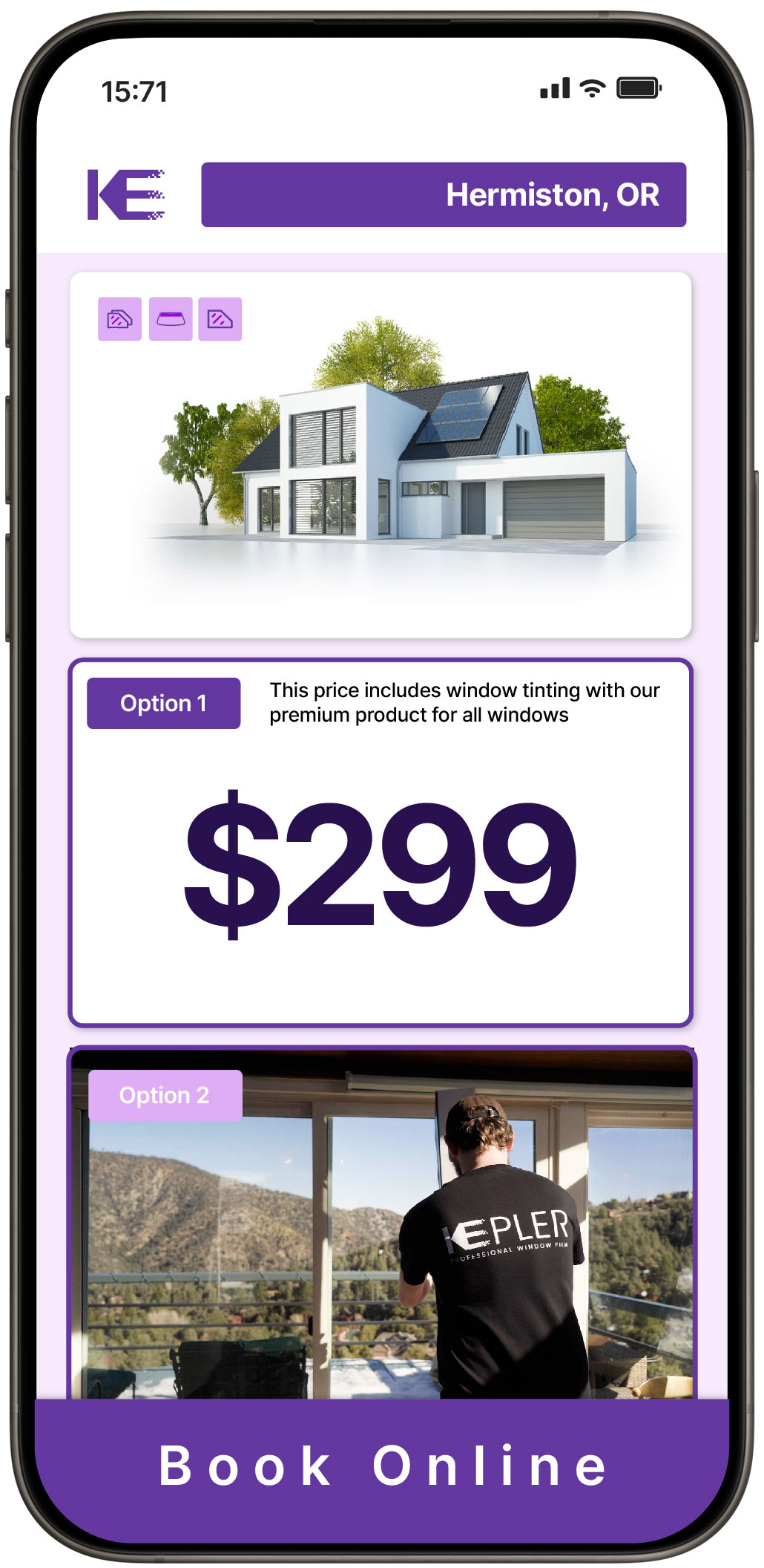 View Competitive Home Window Tinting Rates in Hermiston, Oregon