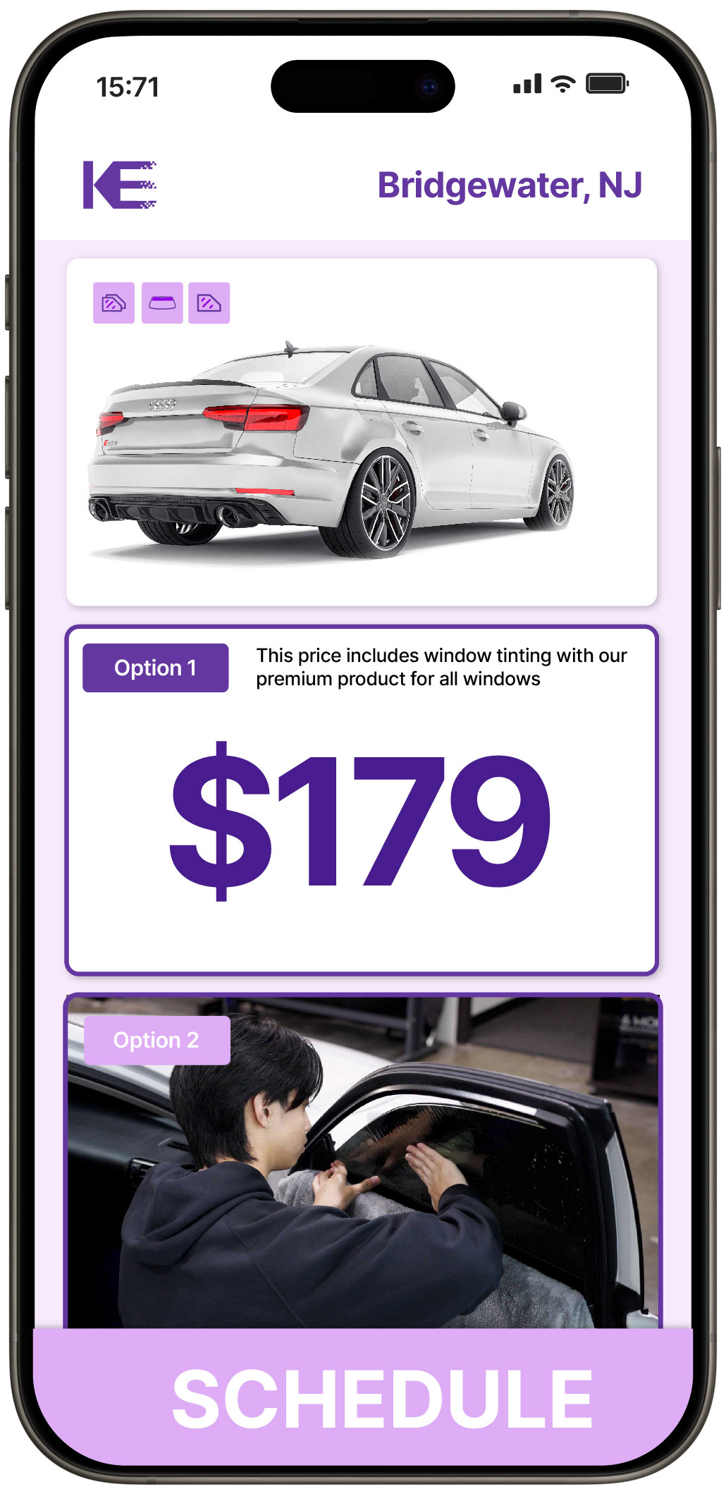 View Competitive Car Window Tinting Rates in Bridgewater, New Jersey