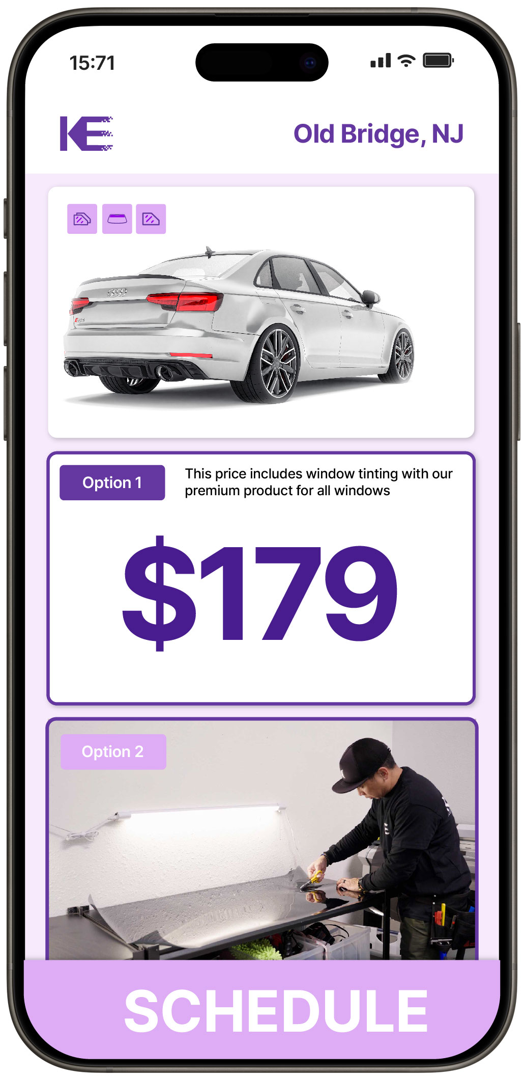 View Affordable Car Window Tinting Costs in Old Bridge, New Jersey