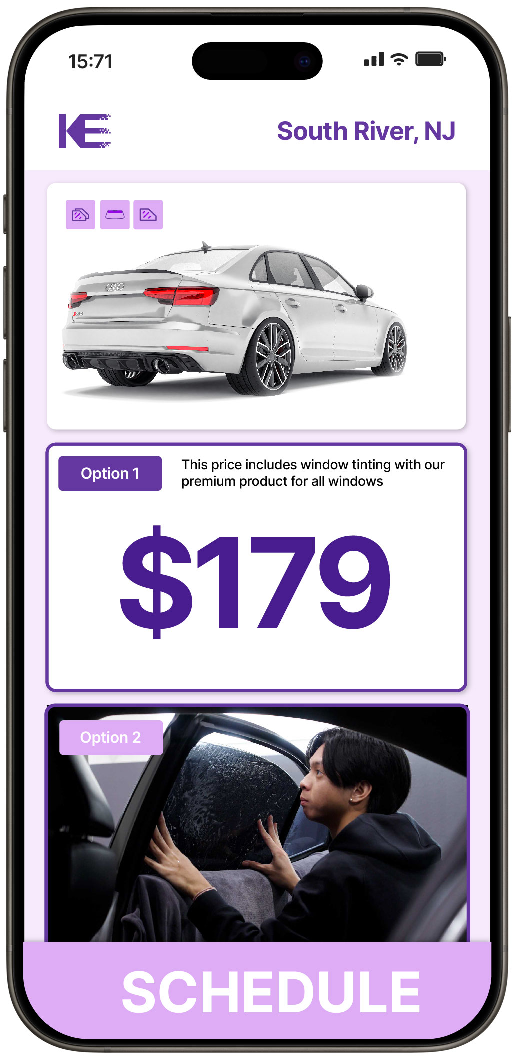 View Reasonable Car Window Tinting Rates in South River, New Jersey