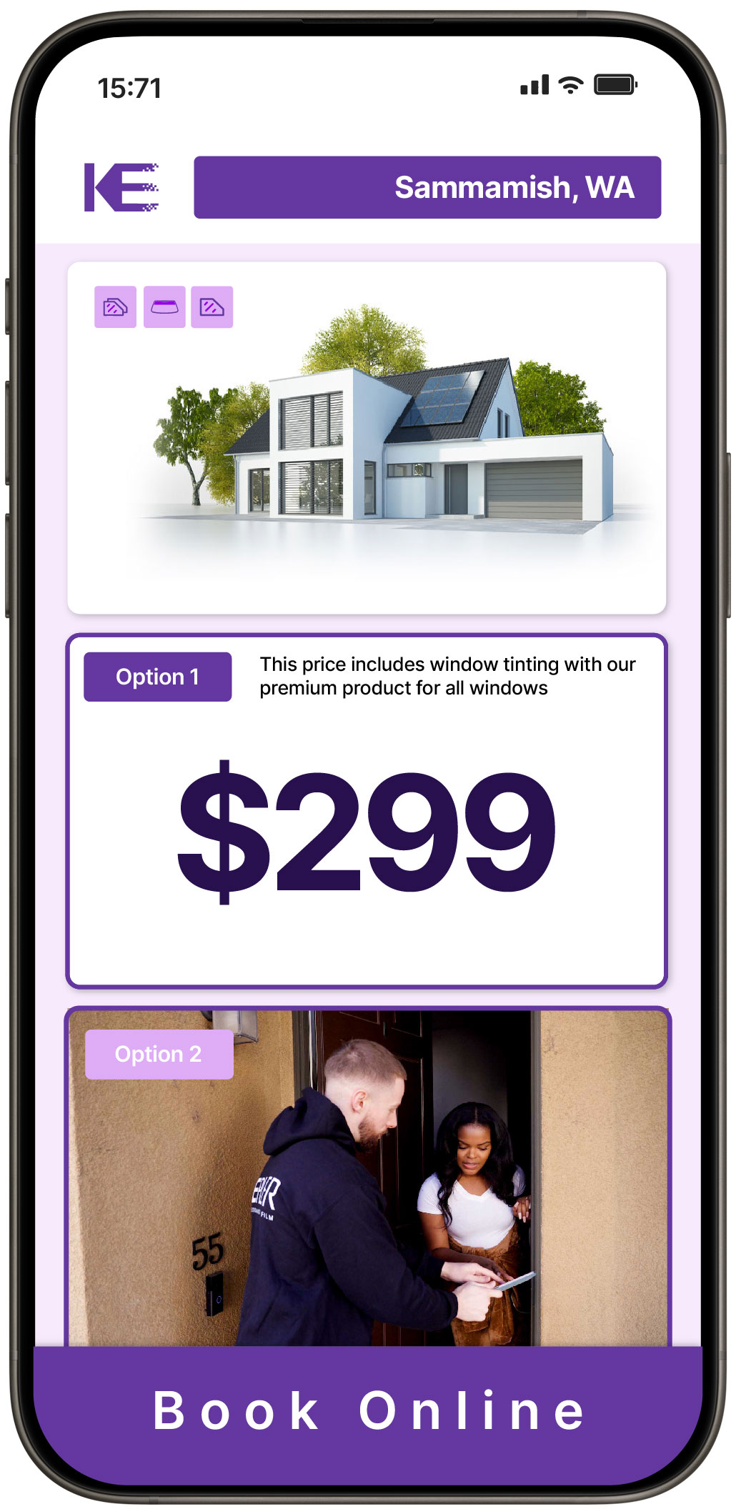 View Reasonable Home Window Tinting Rates in Sammamish, Washington