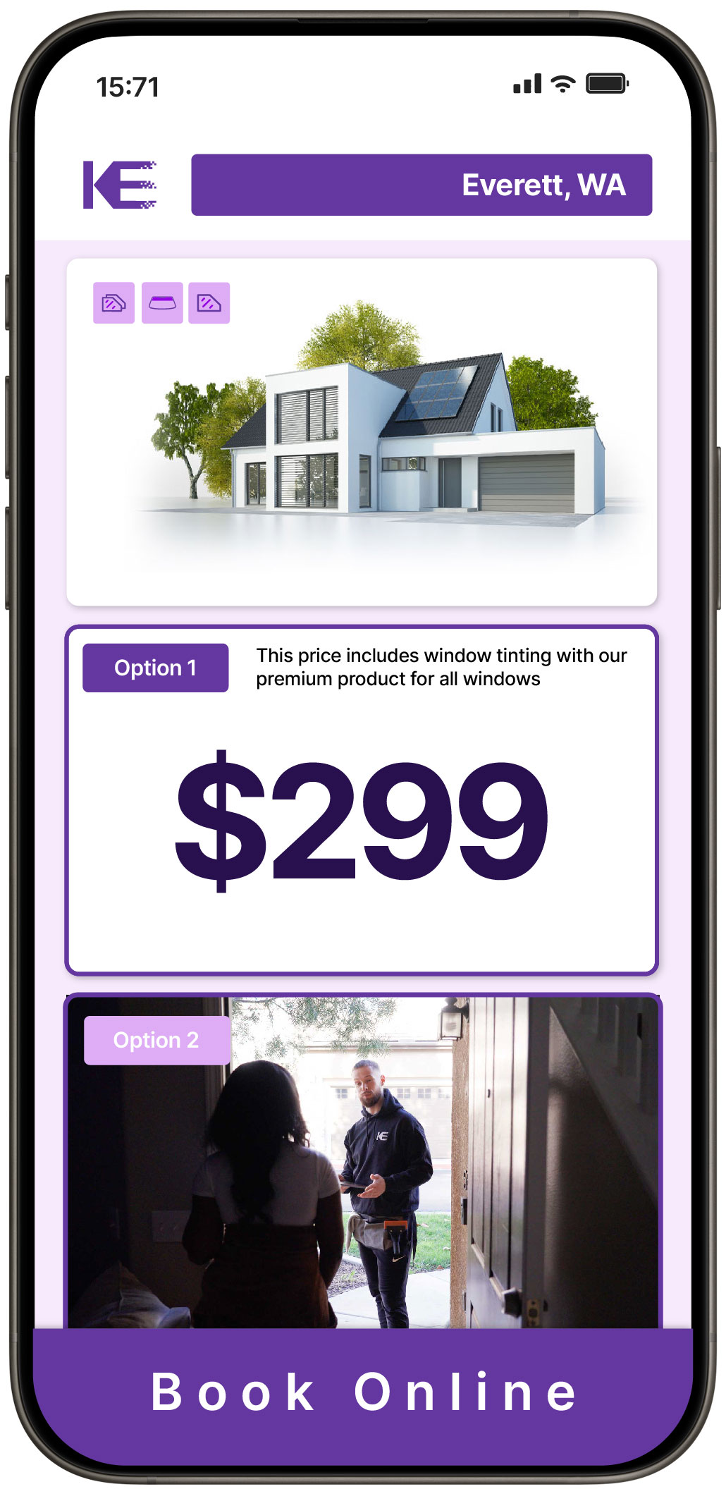 View Competitive Home Window Tinting Rates in Everett, Washington