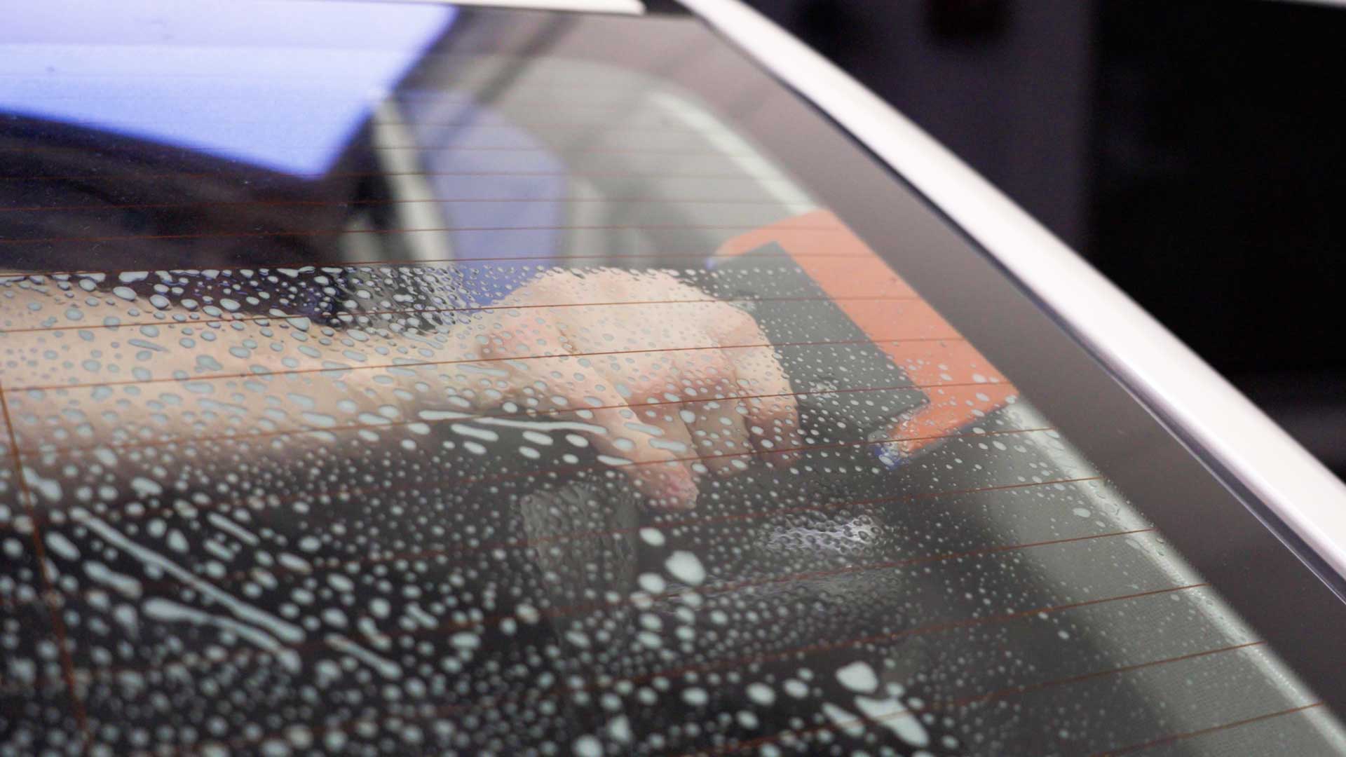 Skilled Automotive Window Tinting preparation in Carmel